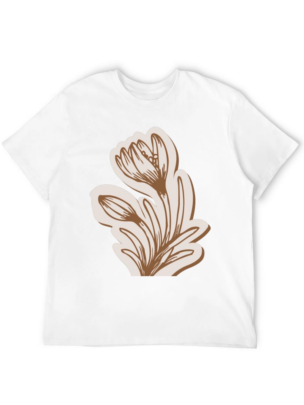 Floral Graphic Tee - Stylish Casual Comfort
