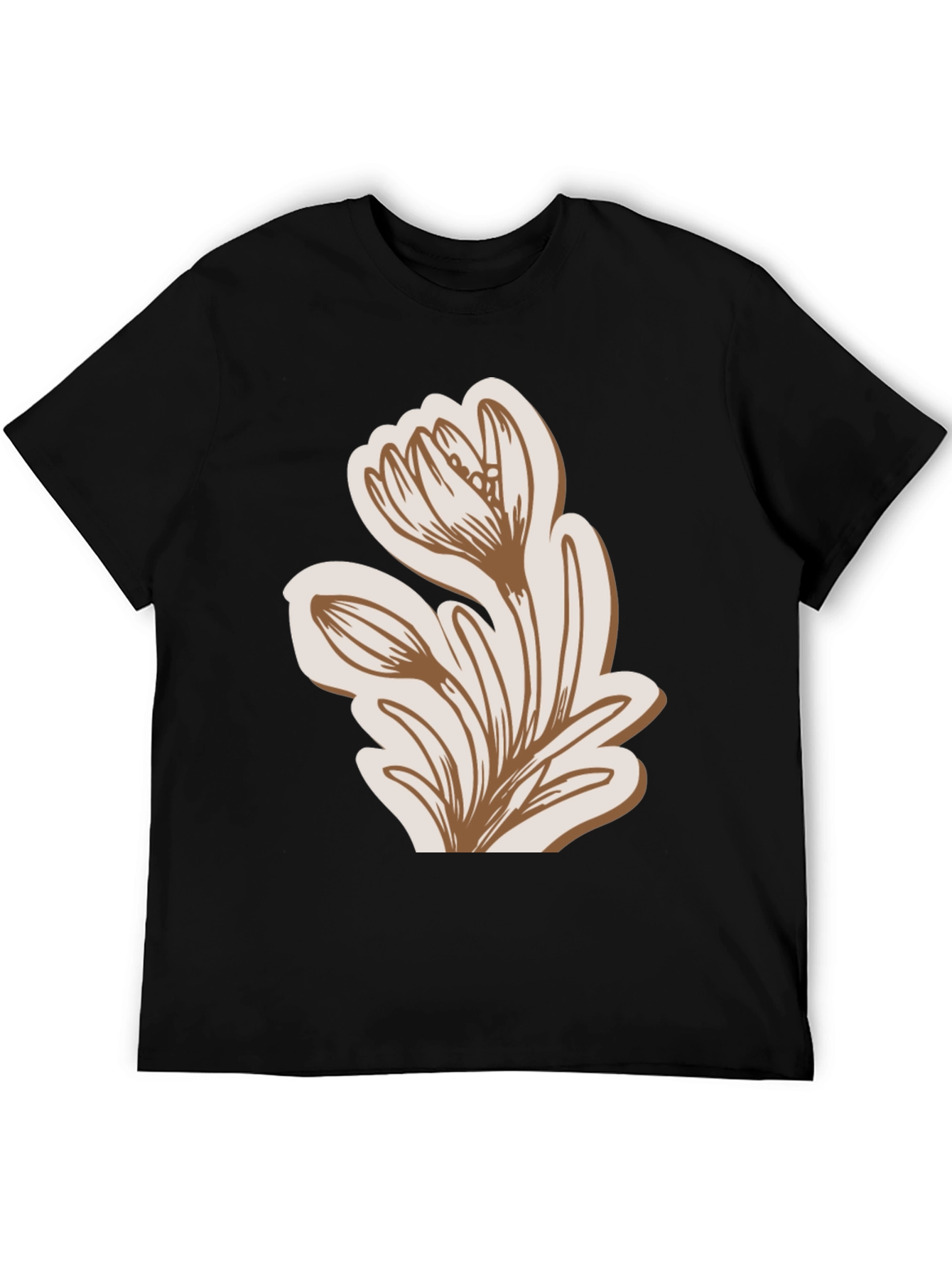 Floral Graphic Tee - Stylish Casual Comfort