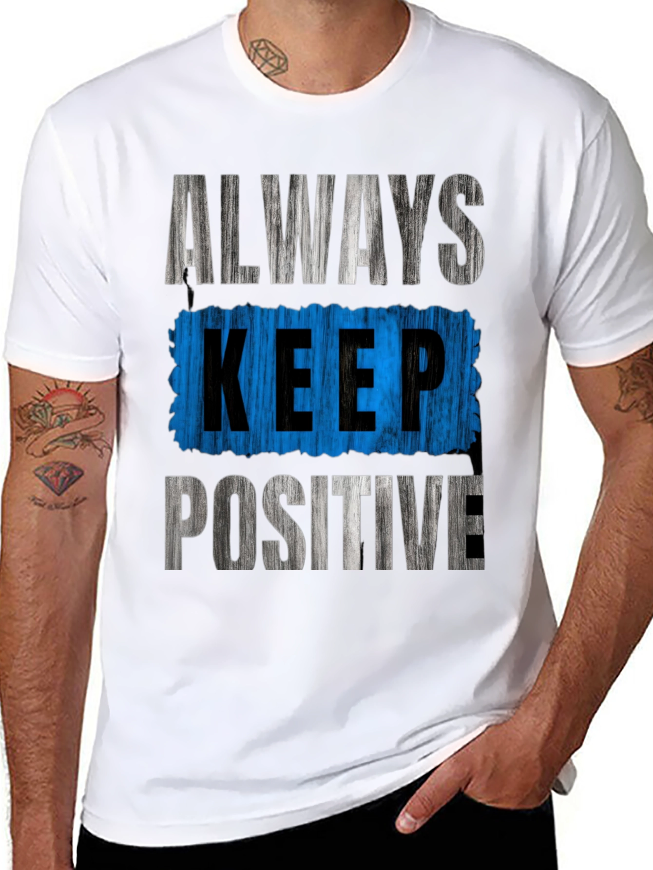 Always Keep Positive Graphic Tee