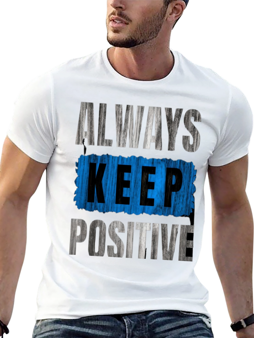 Always Keep Positive Graphic Tee