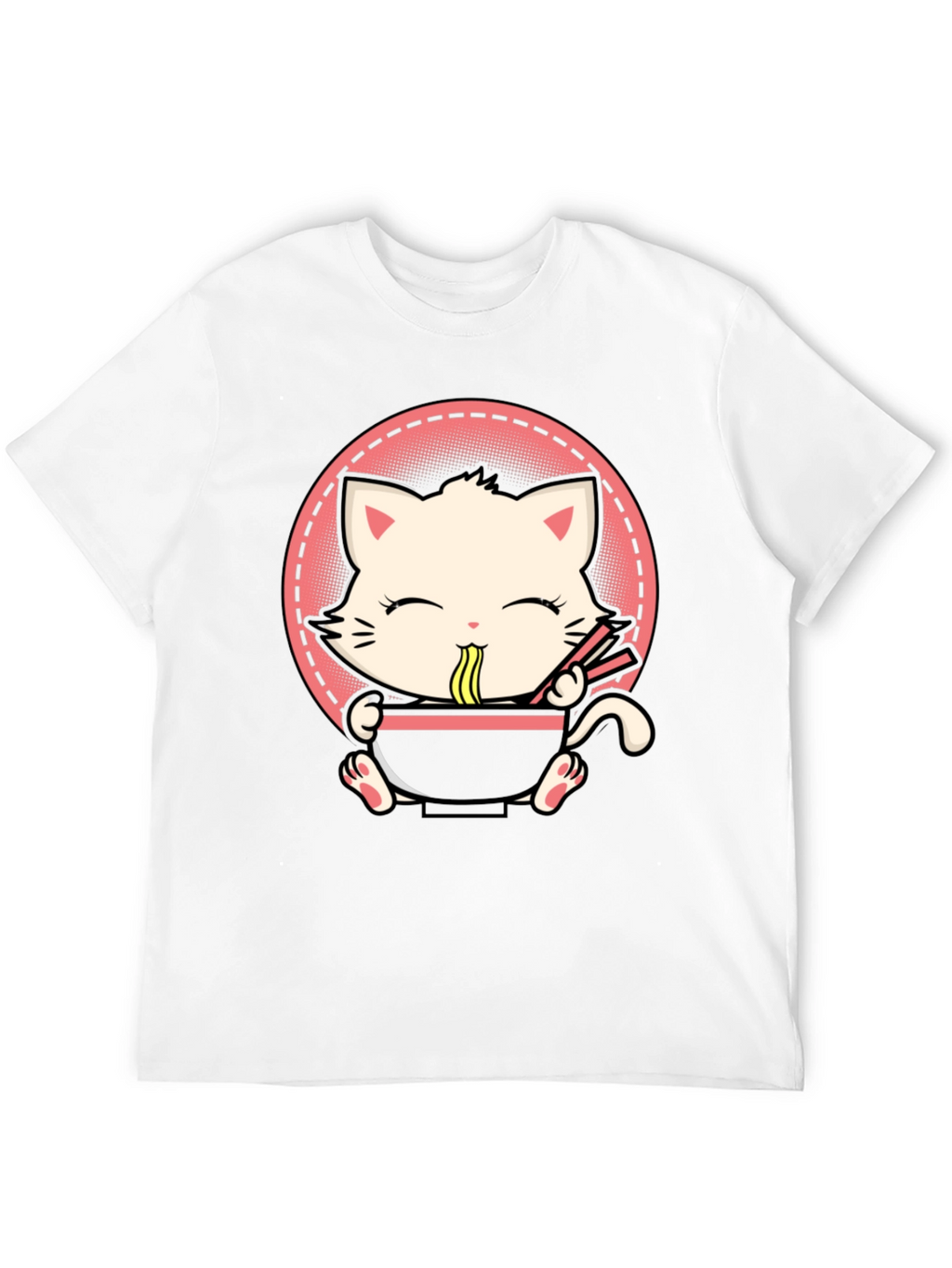 Kawaii Cat Ramen T-Shirt