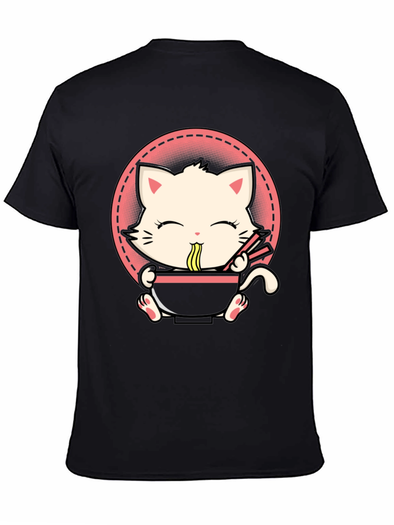 Kawaii Cat Ramen T-Shirt