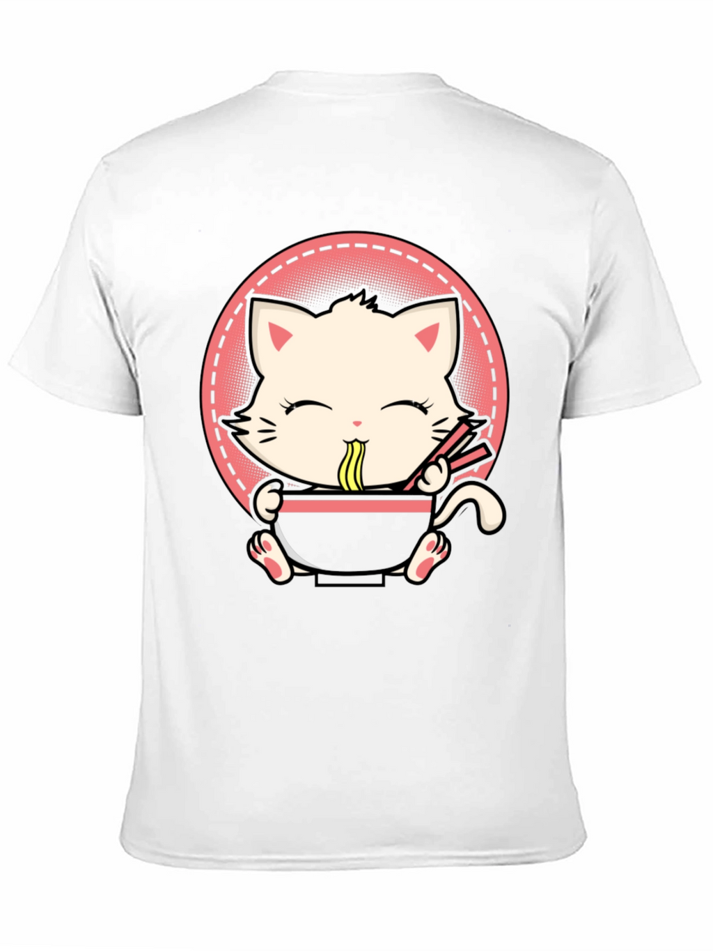 Kawaii Cat Ramen T-Shirt