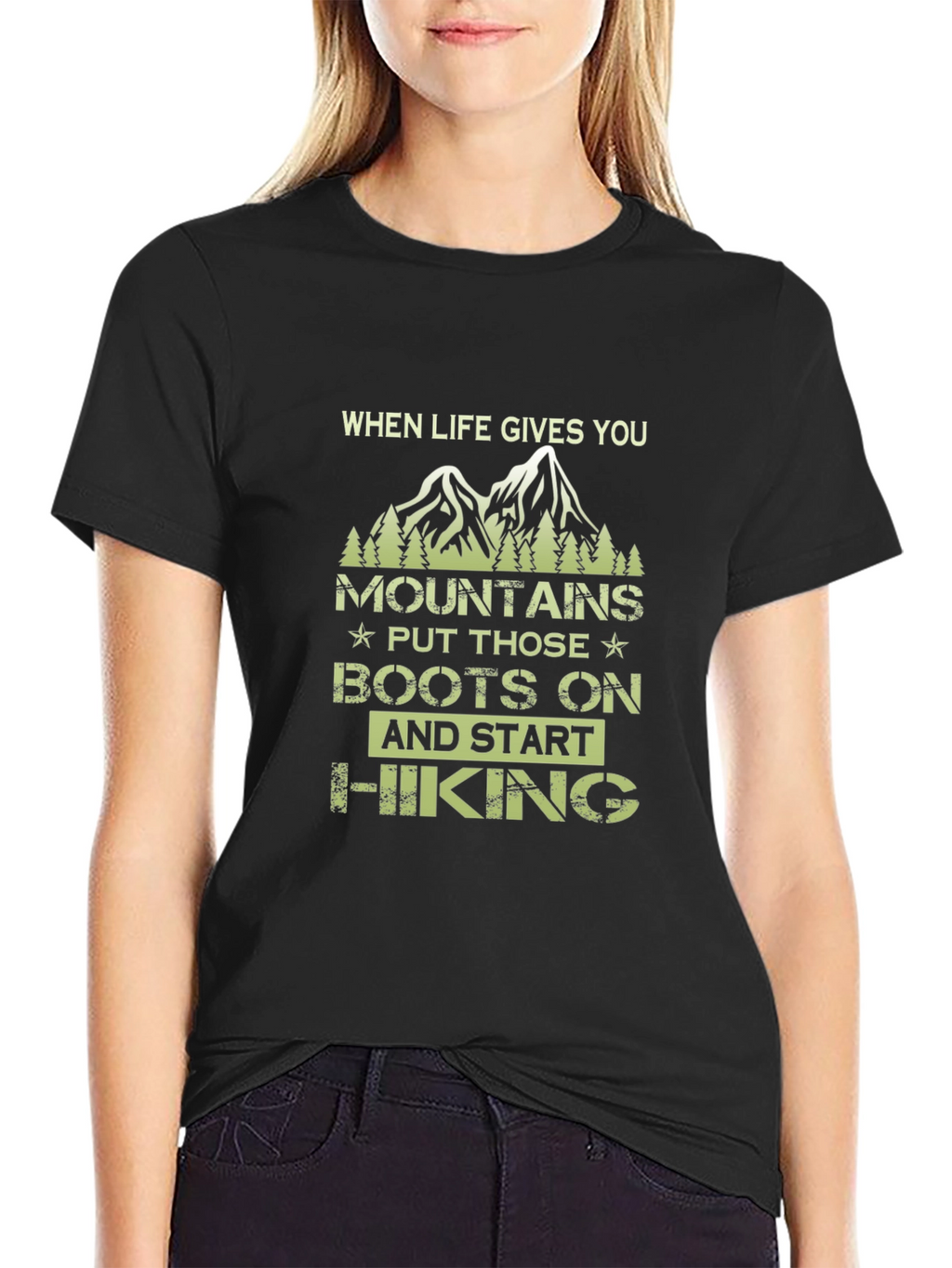 Mountain Hiking T-Shirt - When Life Gives You Mountains