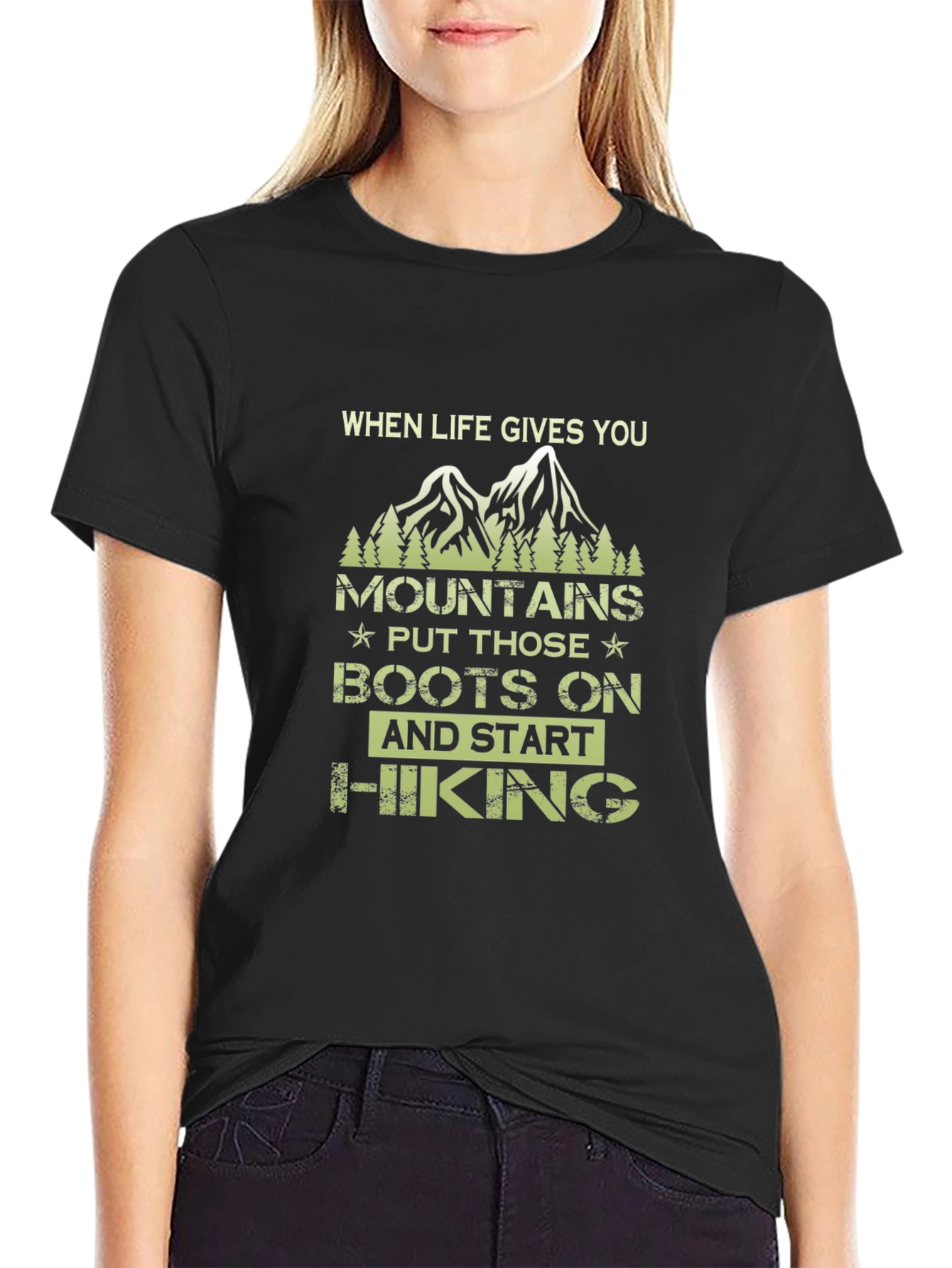 Mountain Hiking T-Shirt - When Life Gives You Mountains