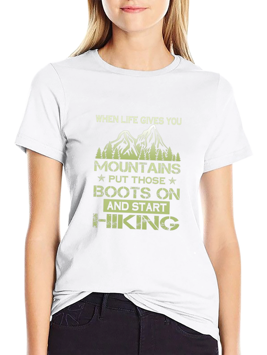 Mountain Hiking T-Shirt - When Life Gives You Mountains
