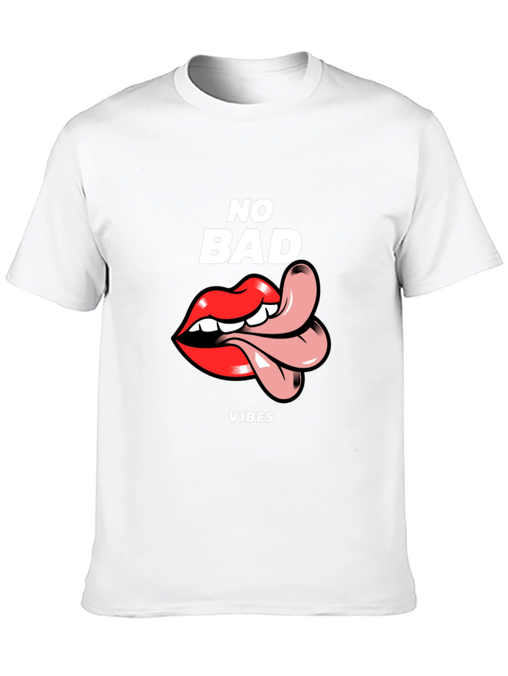 No Bad Vibes Graphic Tee - Black