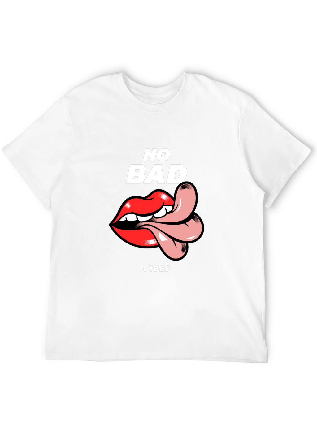 No Bad Vibes Graphic Tee - Black