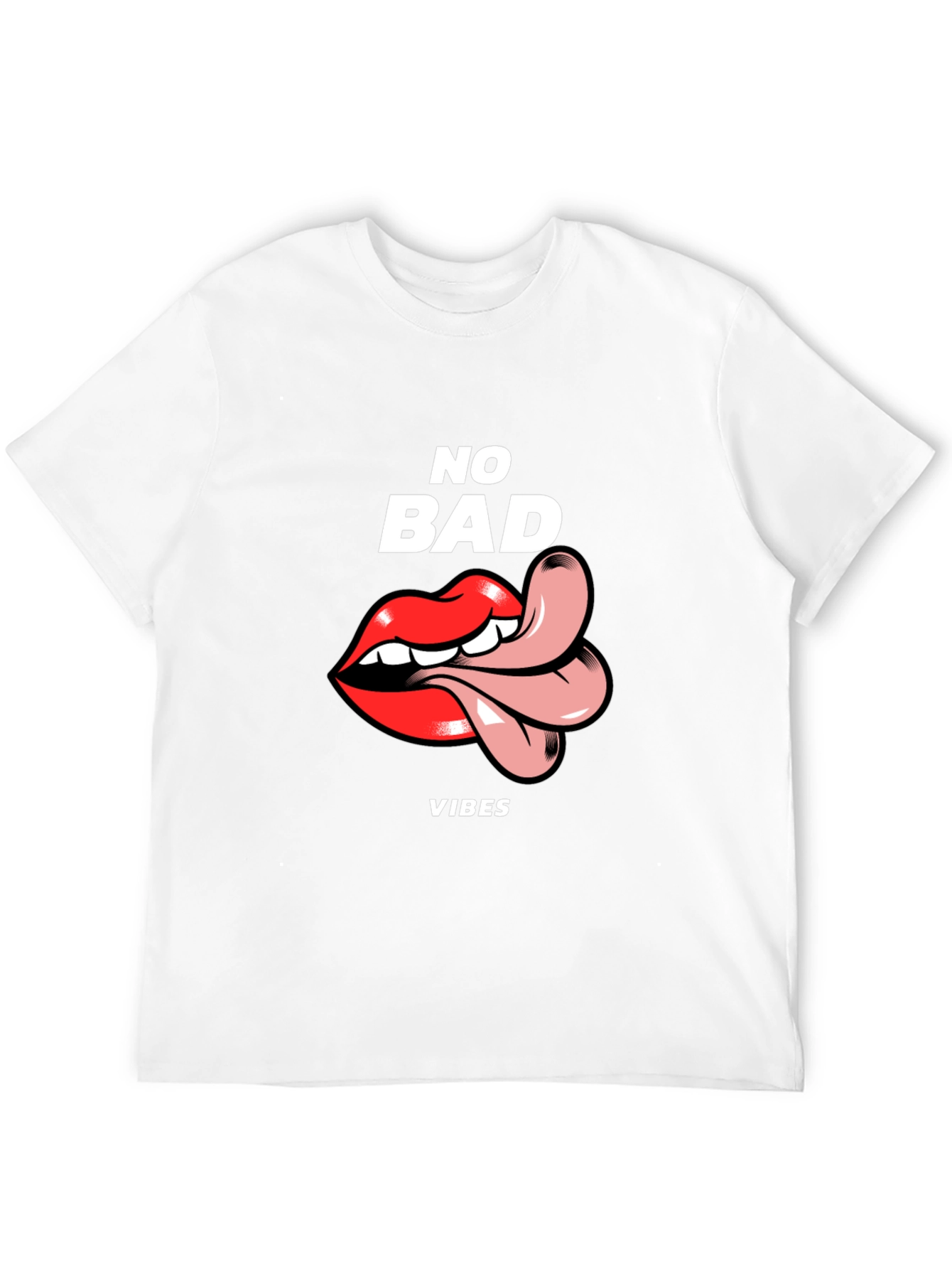 No Bad Vibes Graphic Tee - Black