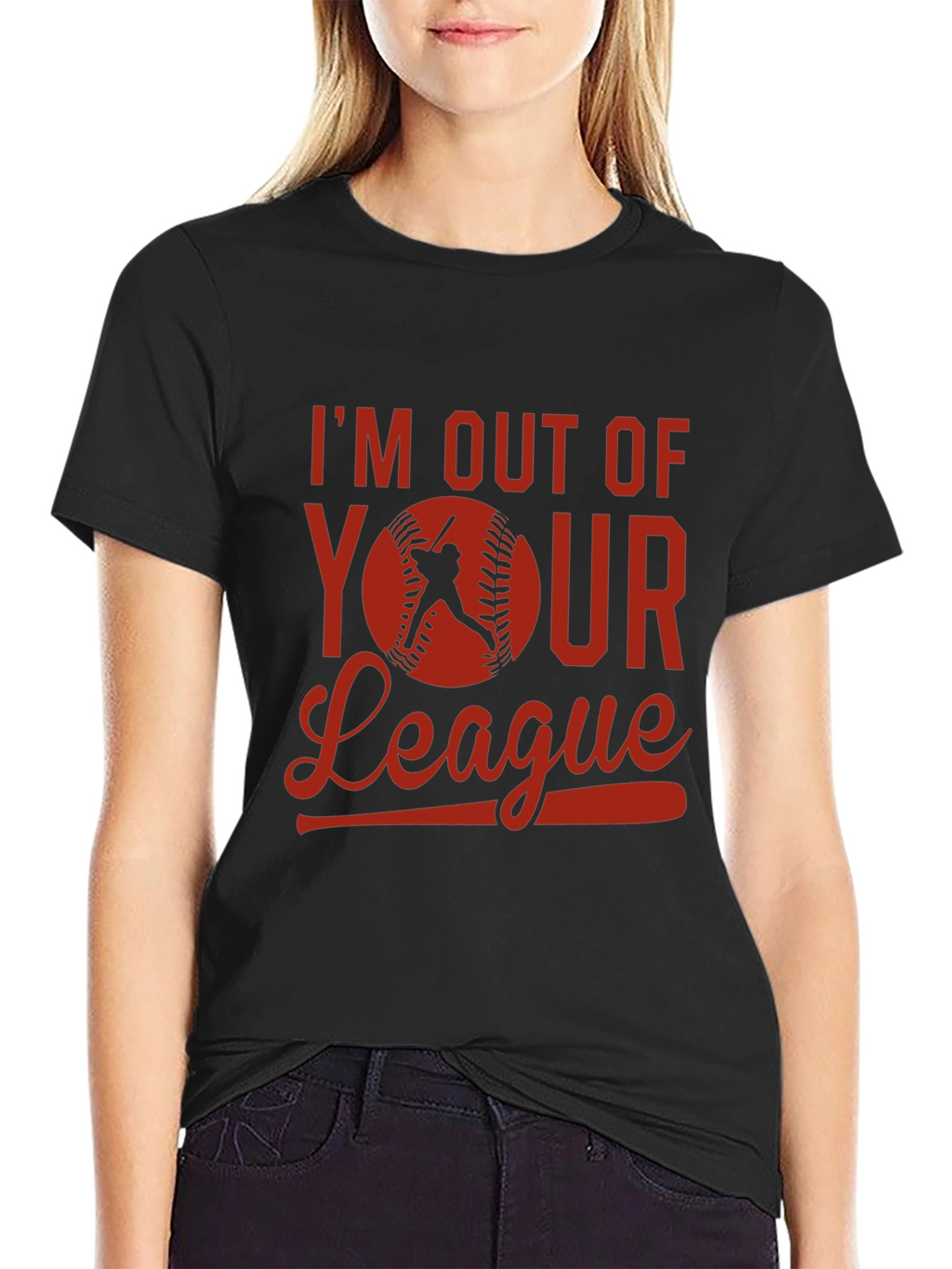 Im Out of Your League Baseball Graphic Tee