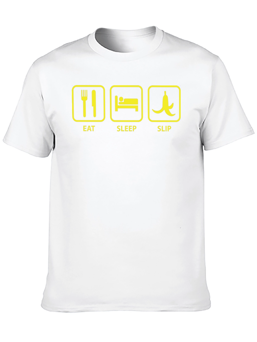 Eat Sleep Slip Funny Graphic T-Shirt
