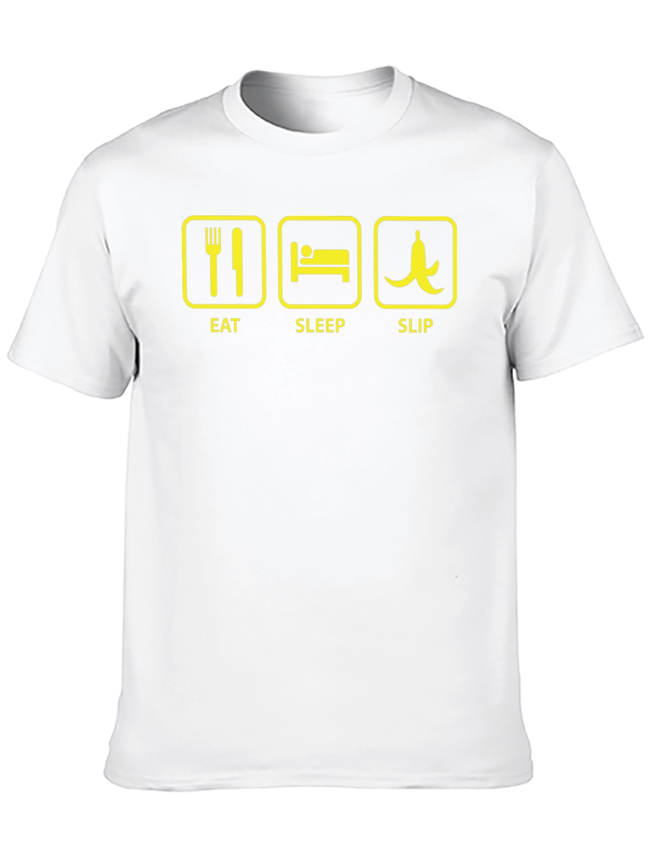 Eat Sleep Slip Funny Graphic T-Shirt