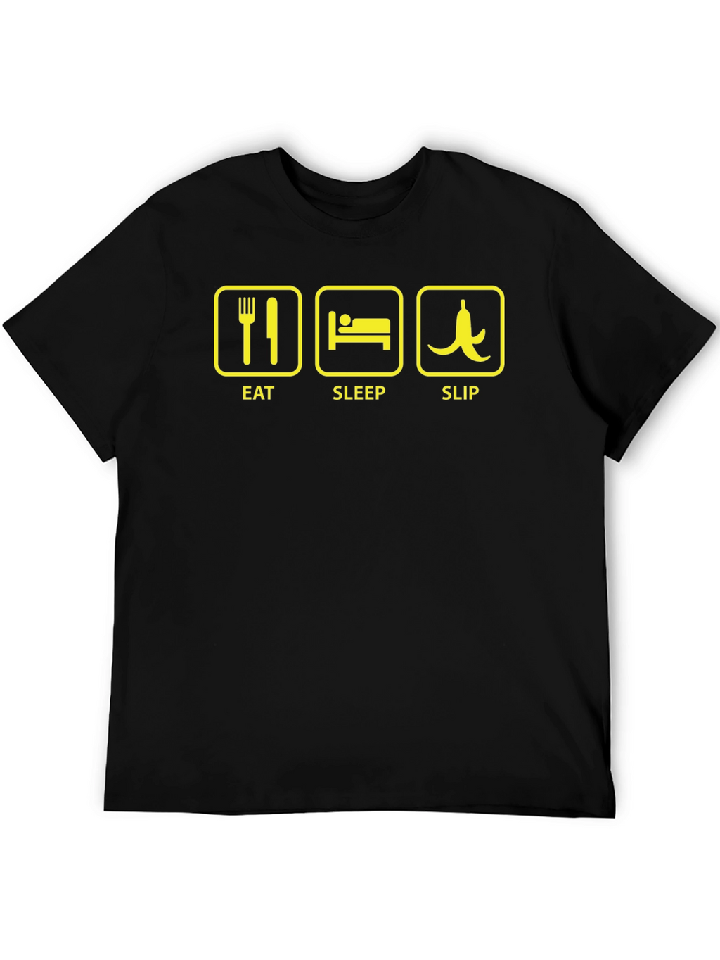 Eat Sleep Slip Funny Graphic T-Shirt