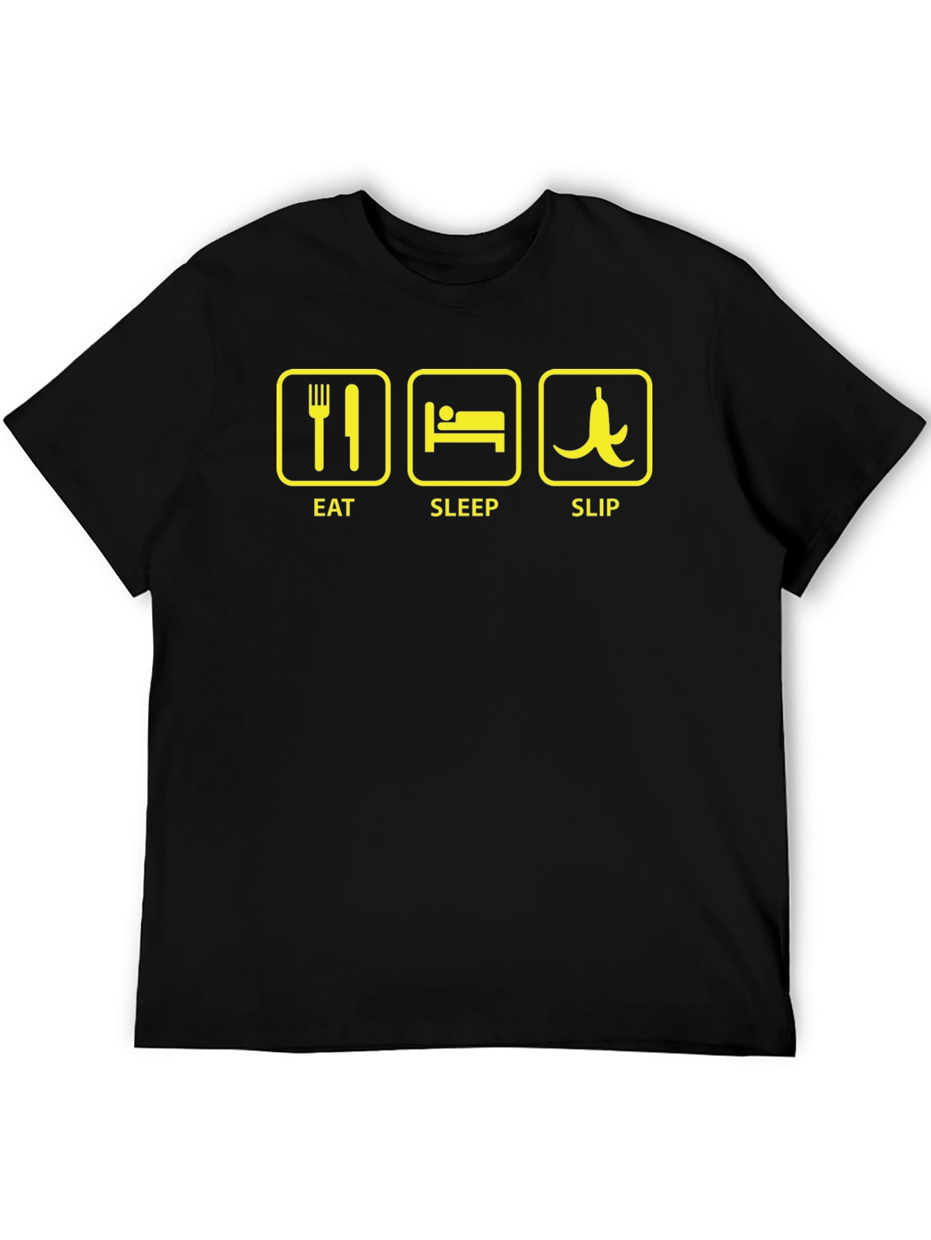 Eat Sleep Slip Funny Graphic T-Shirt