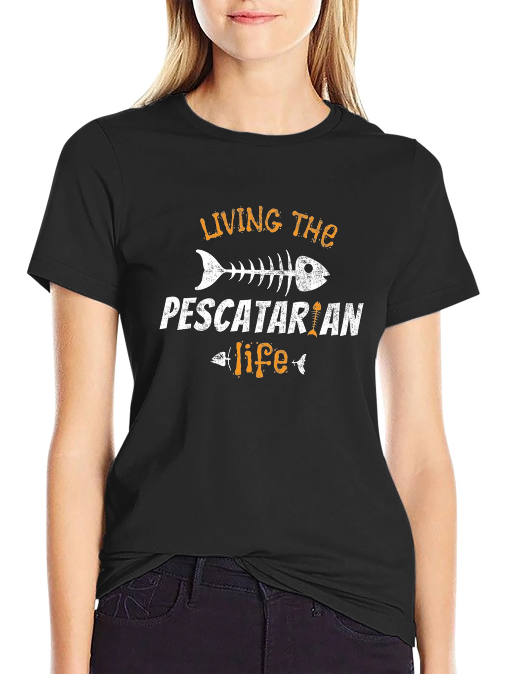 Pescatarian Life Graphic Tee