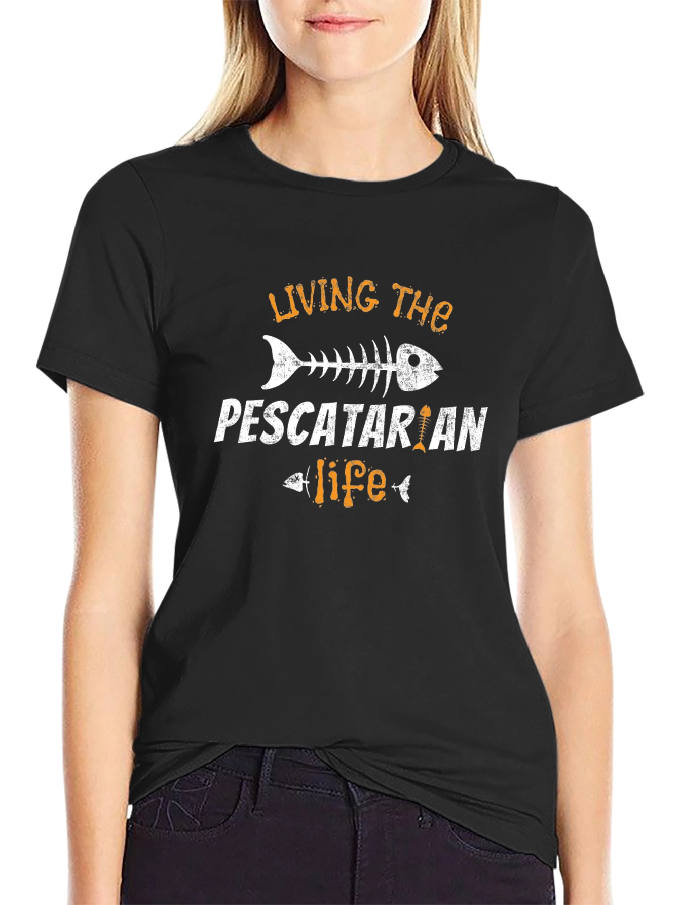 Pescatarian Life Graphic Tee