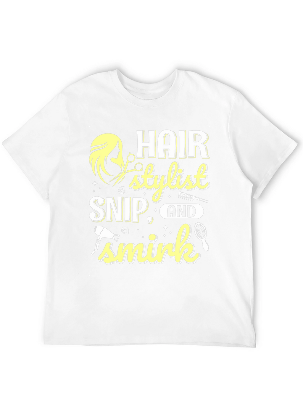Hair Stylist Snip Smirk T-Shirt