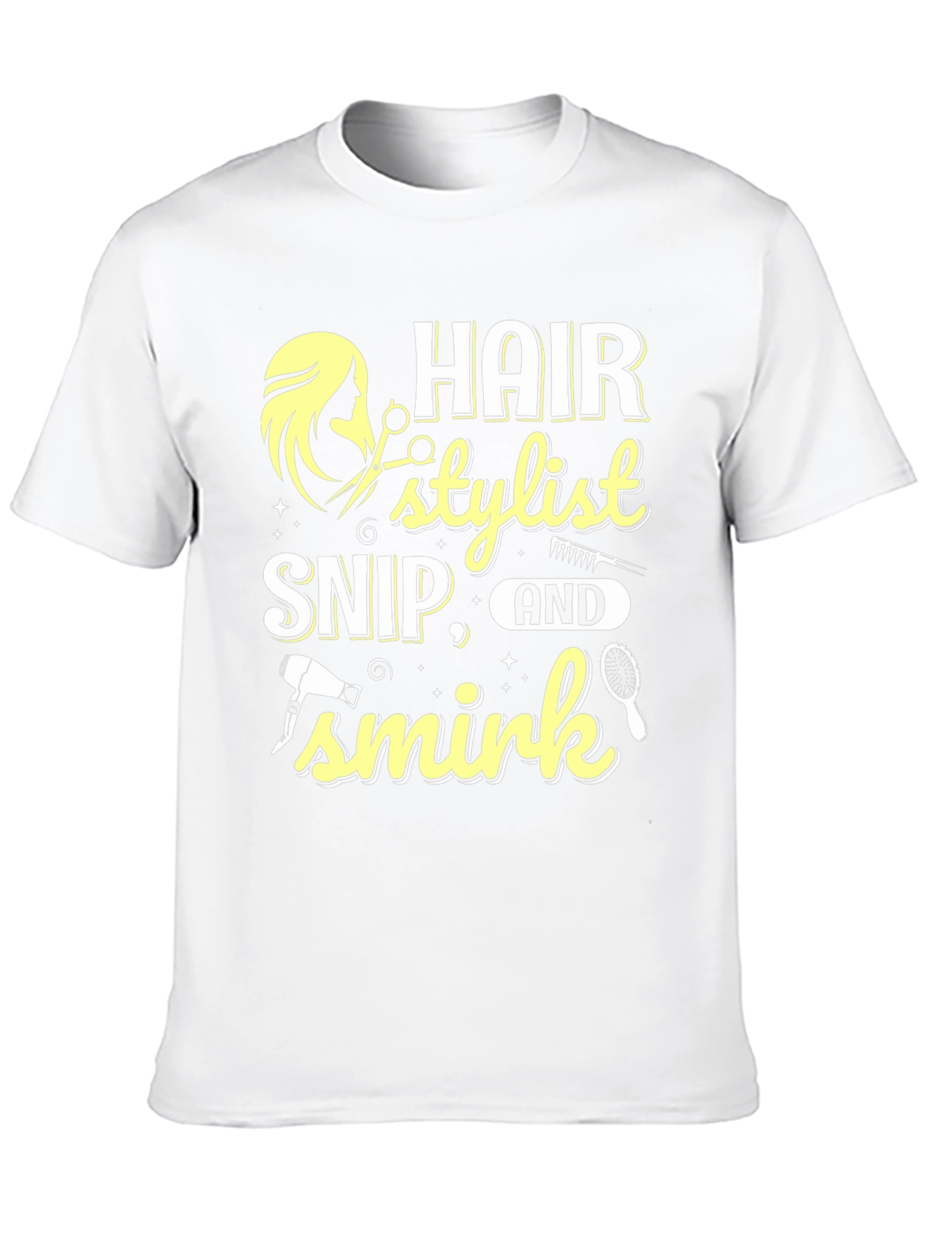 Hair Stylist Snip Smirk T-Shirt