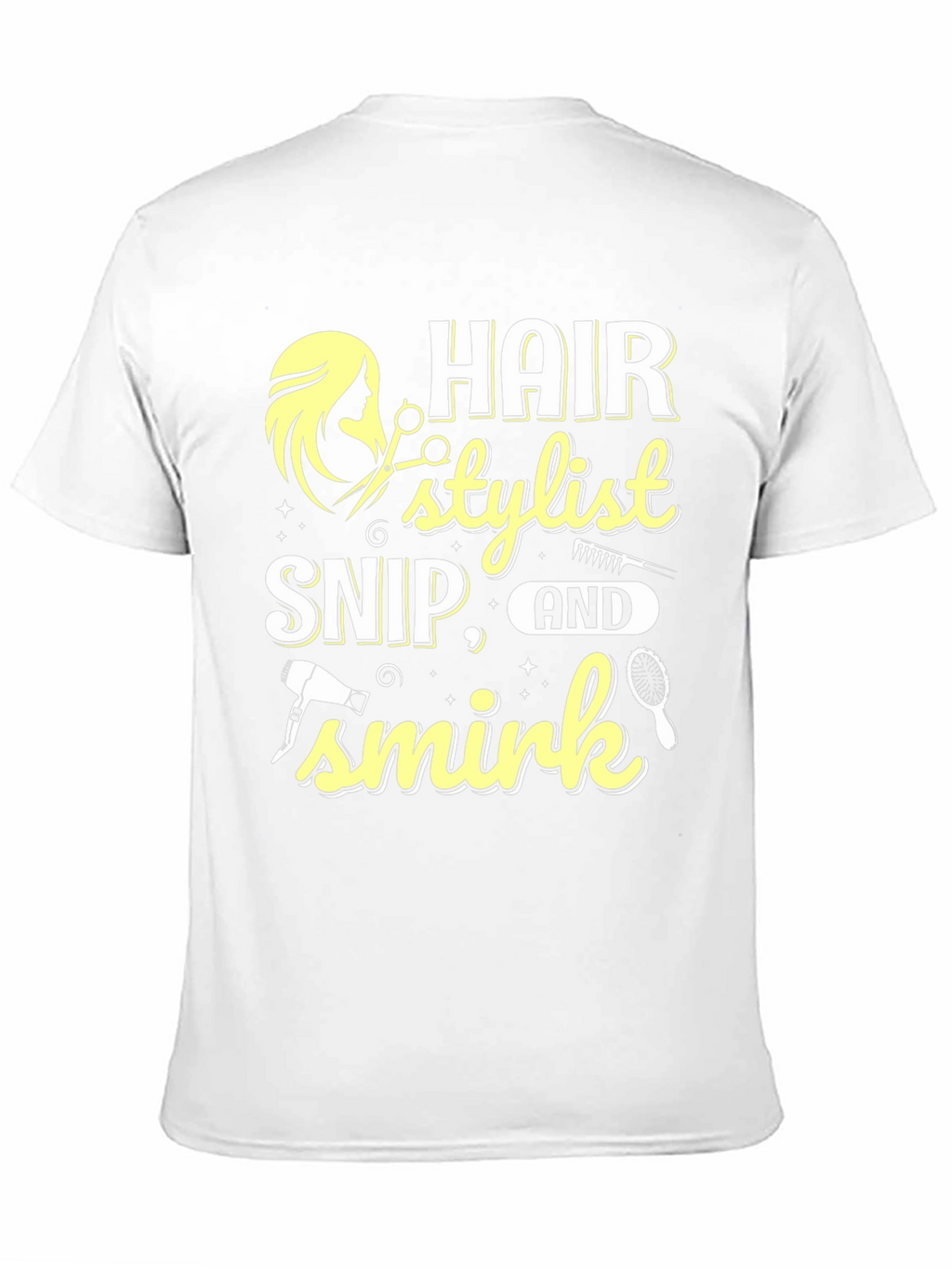 Hair Stylist Snip Smirk T-Shirt