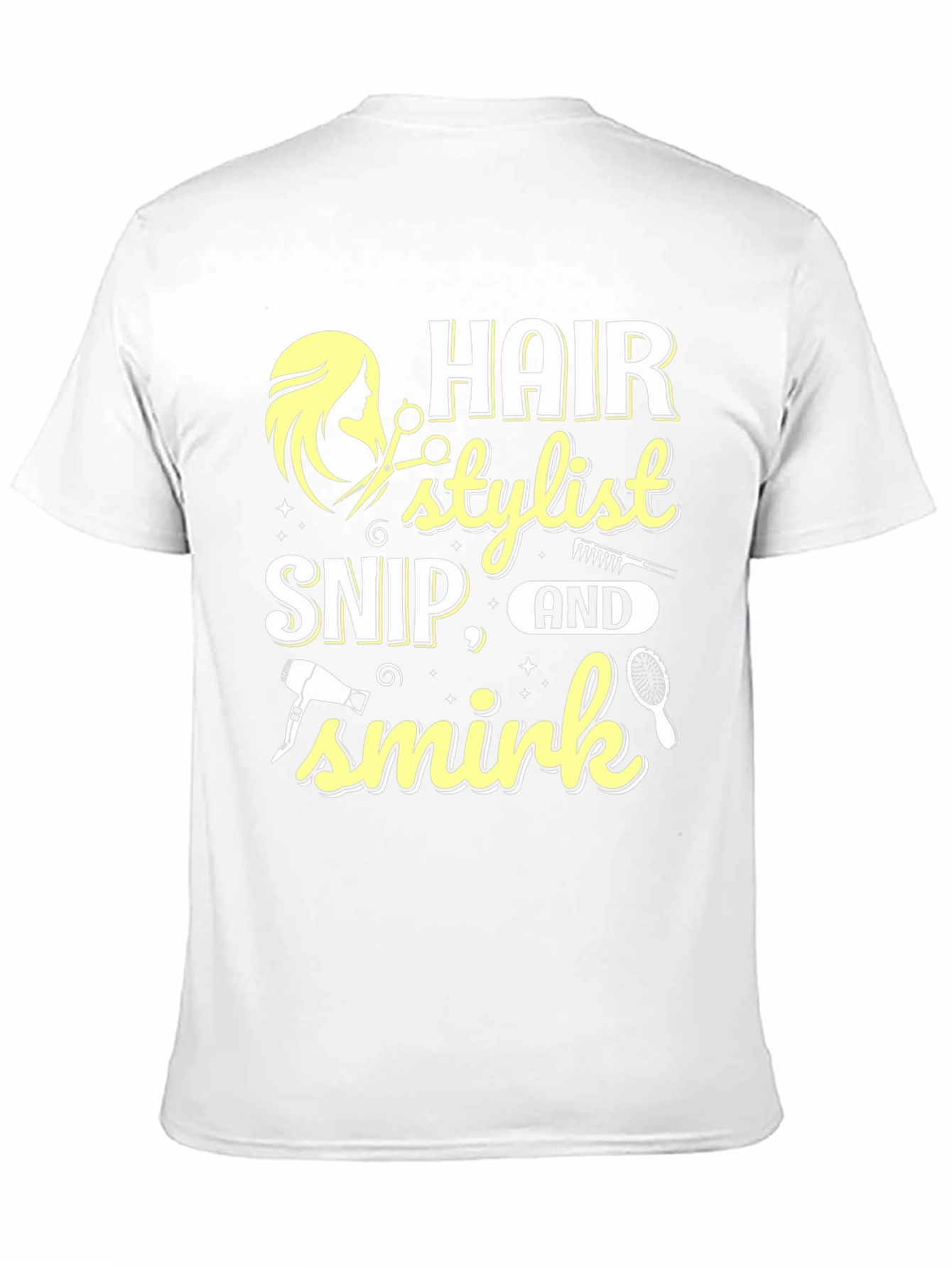 Hair Stylist Snip Smirk T-Shirt