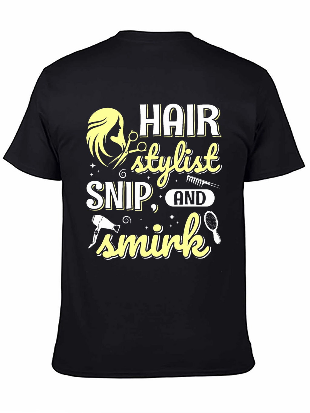 Hair Stylist Snip Smirk T-Shirt