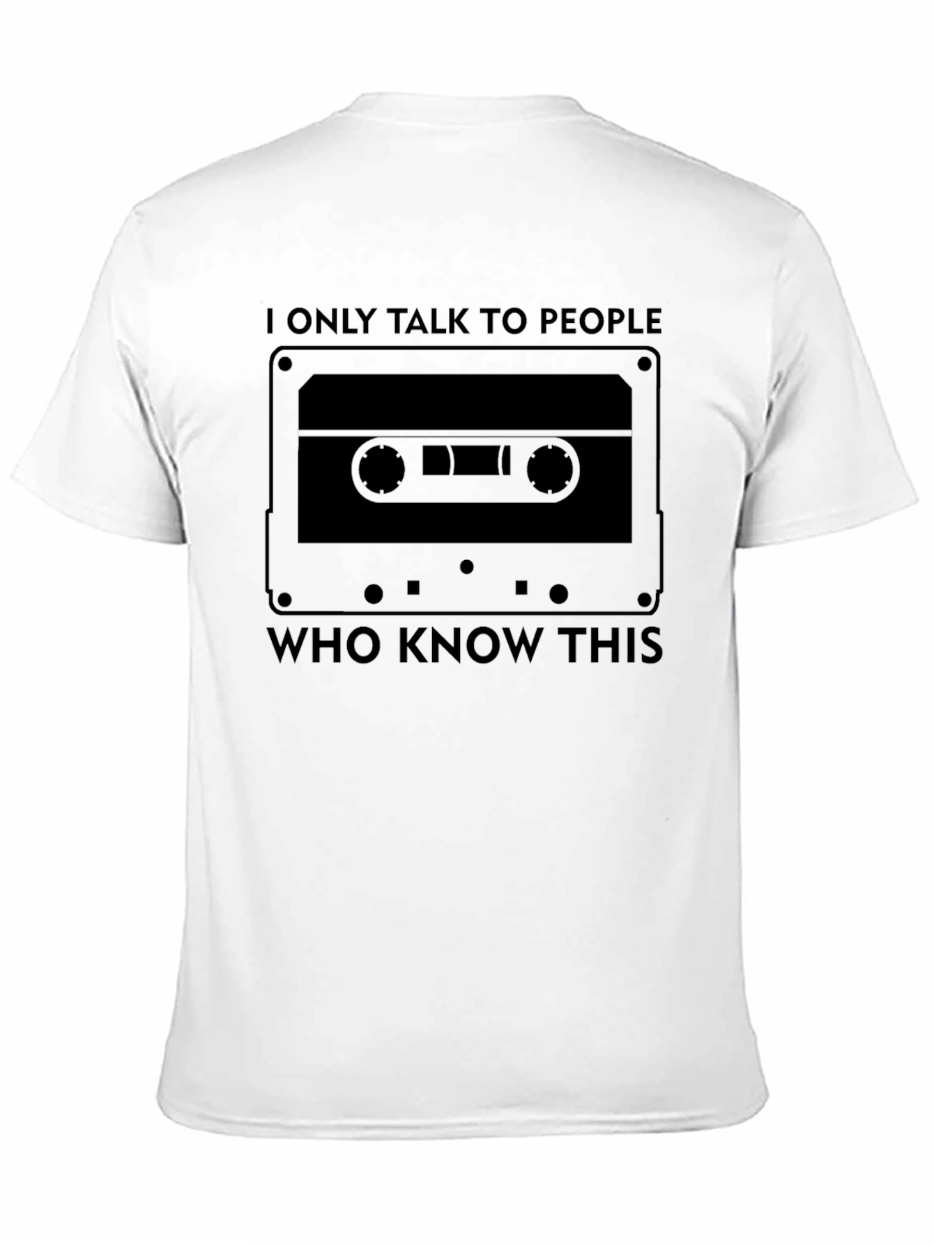 Retro Cassette Tape T-Shirt - 80s Nostalgia Tee