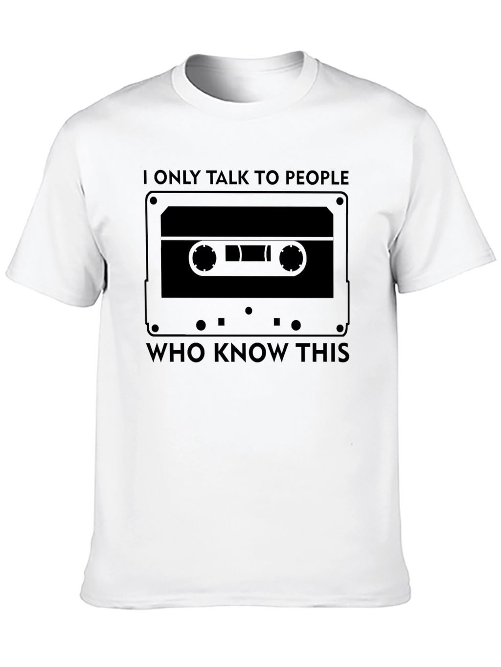 Retro Cassette Tape T-Shirt - 80s Nostalgia Tee
