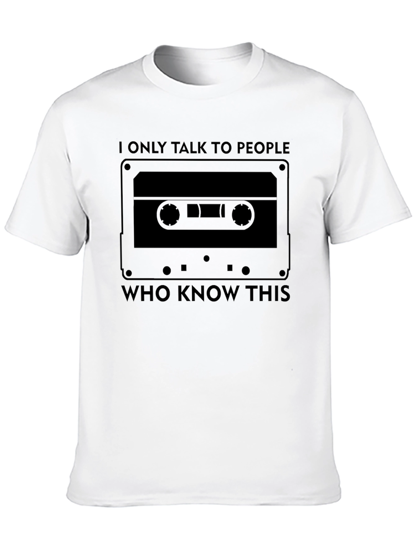 Retro Cassette Tape T-Shirt - 80s Nostalgia Tee