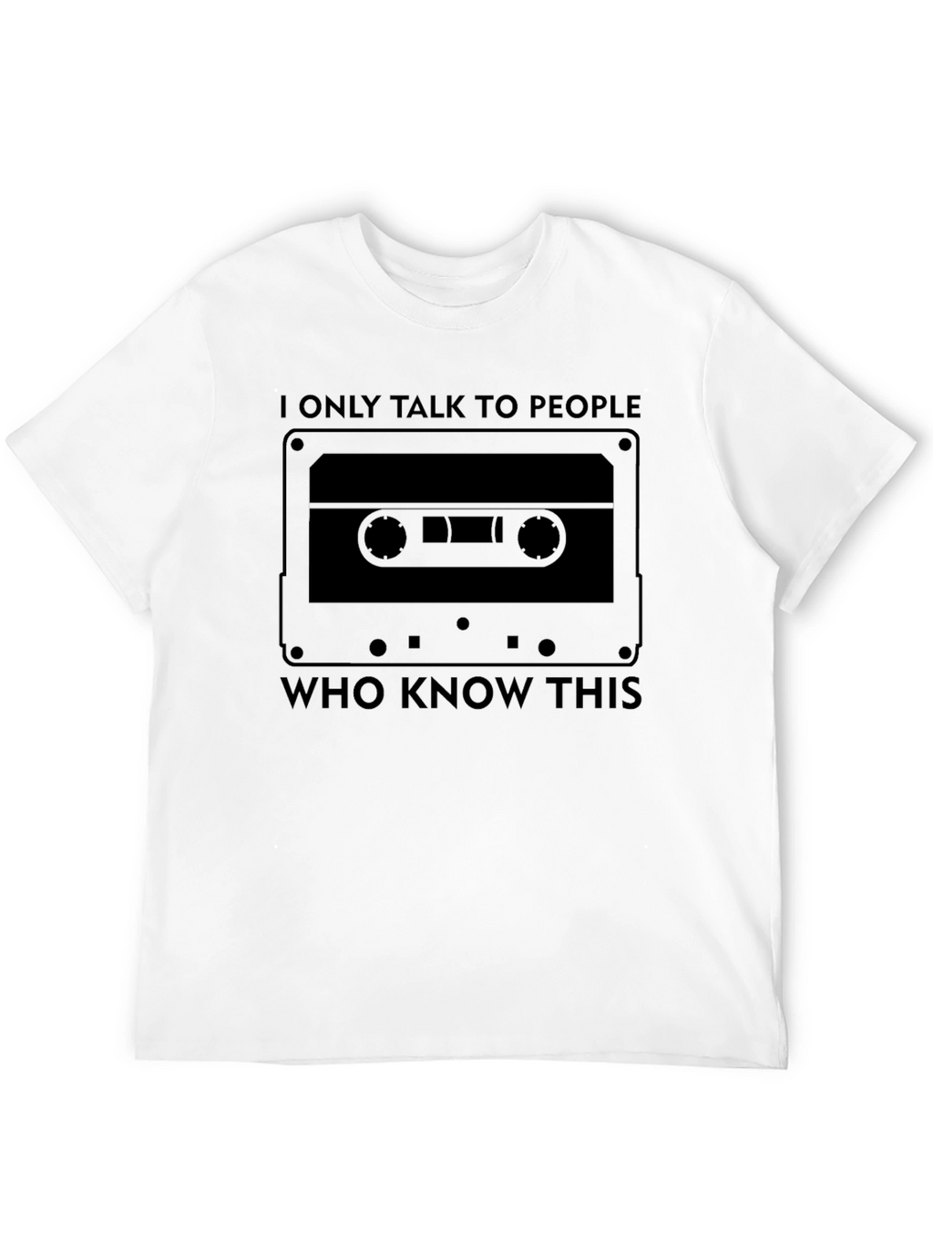 Retro Cassette Tape T-Shirt - 80s Nostalgia Tee