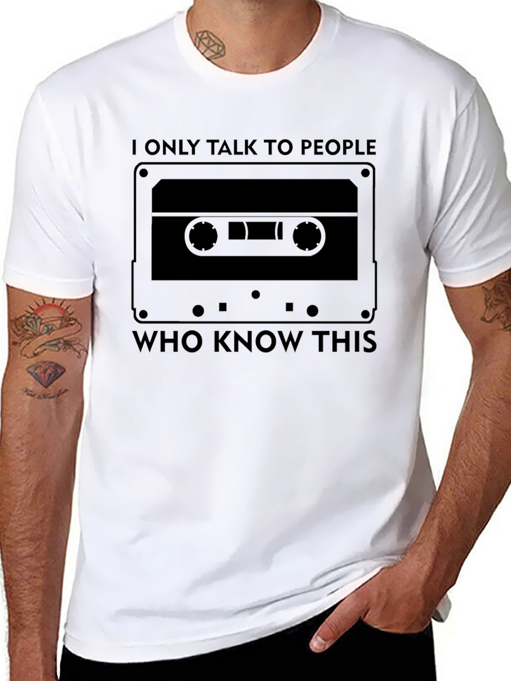 Retro Cassette Tape T-Shirt - 80s Nostalgia Tee
