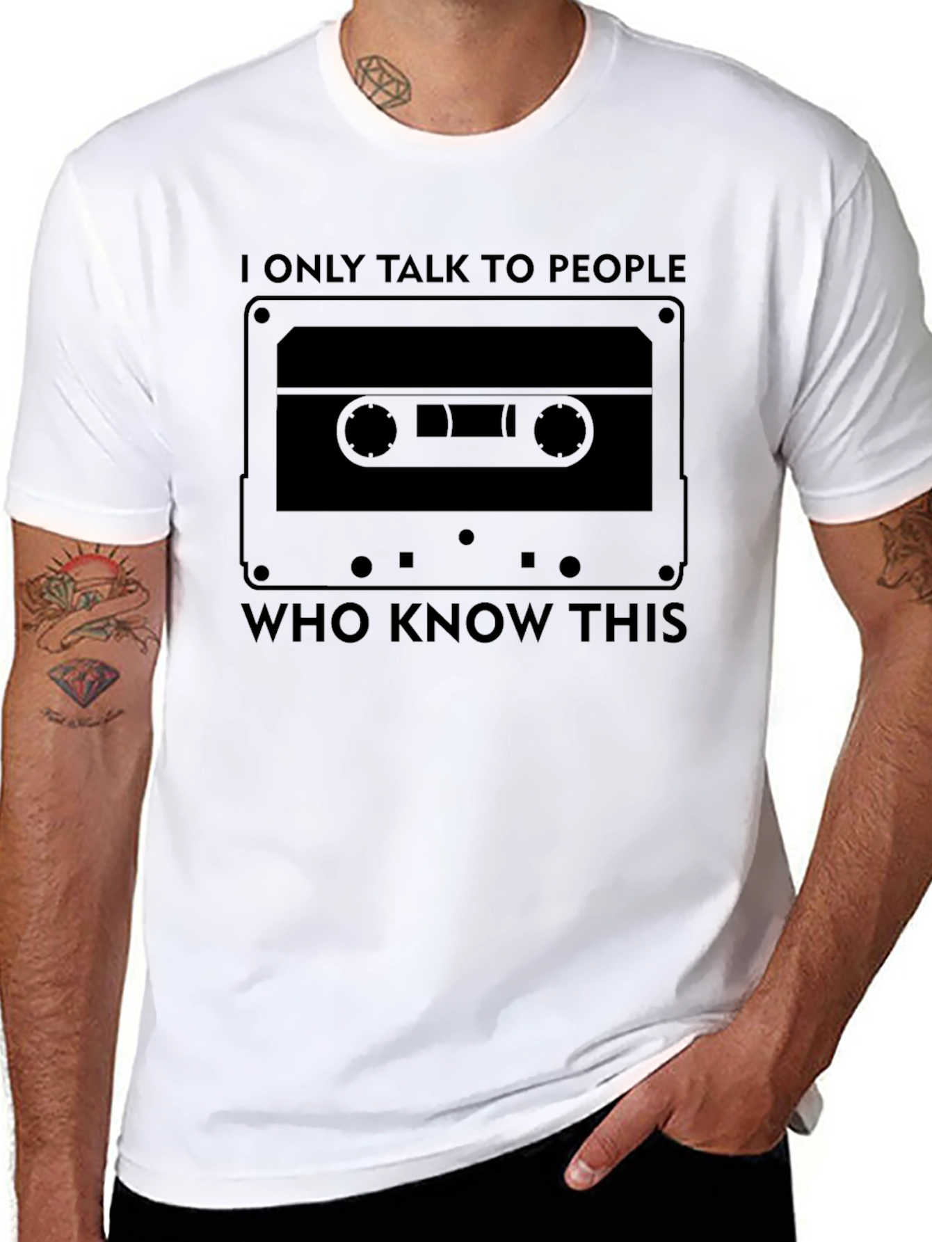 Retro Cassette Tape T-Shirt - 80s Nostalgia Tee