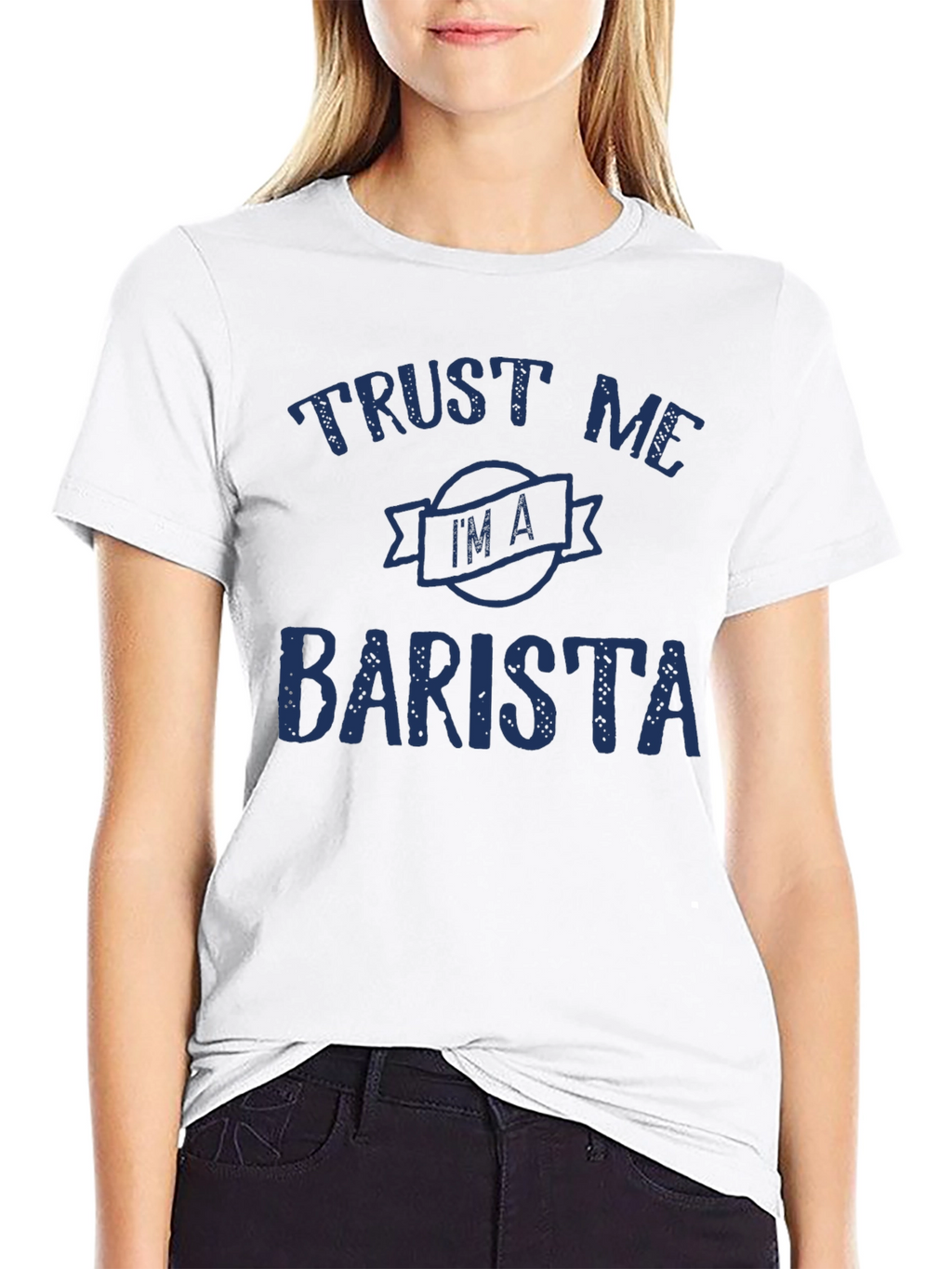 Trust Me Im A Barista Black Tee
