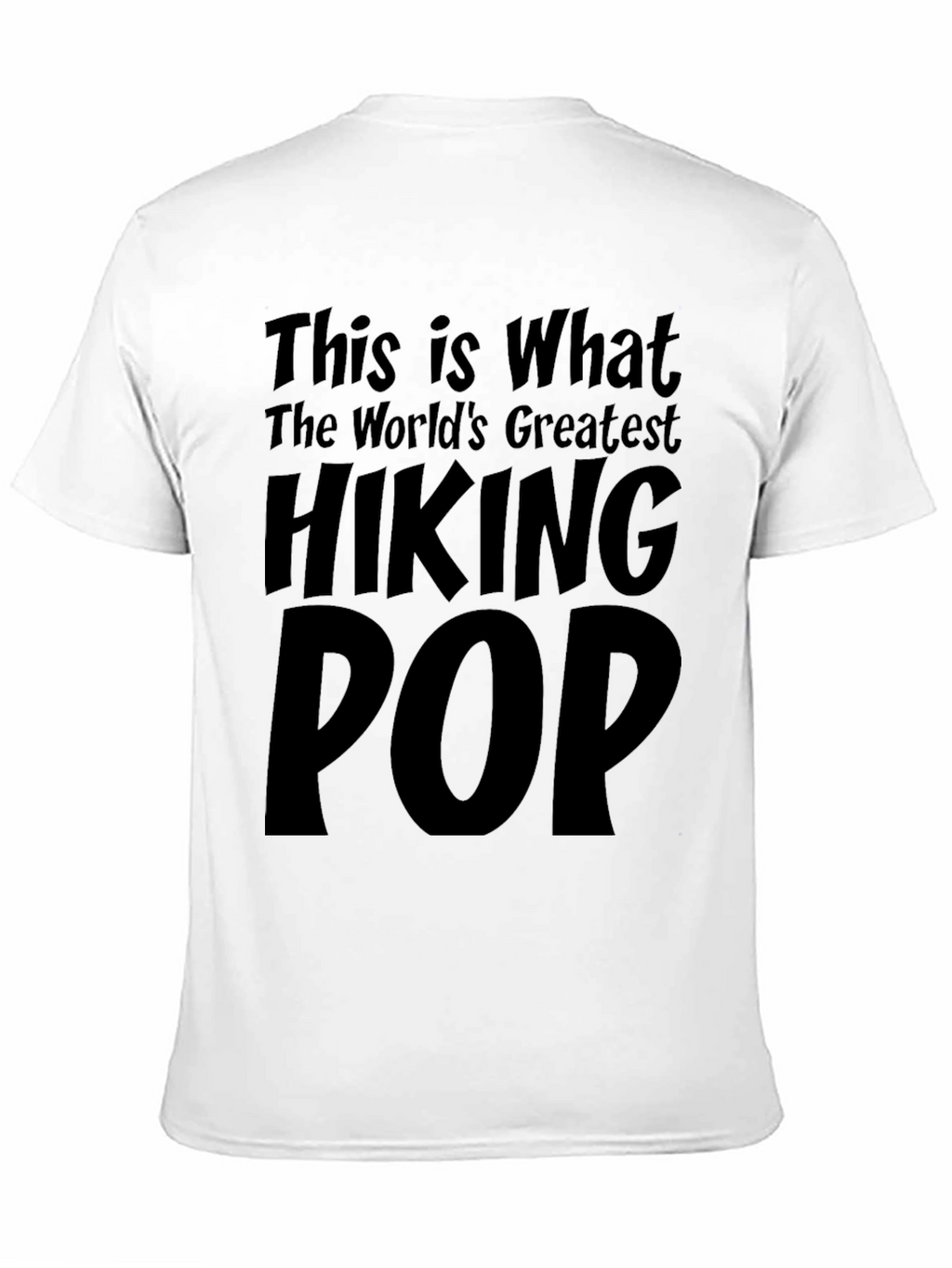 Hiking Pop Graphic Tee - Worlds Greatest Hiker