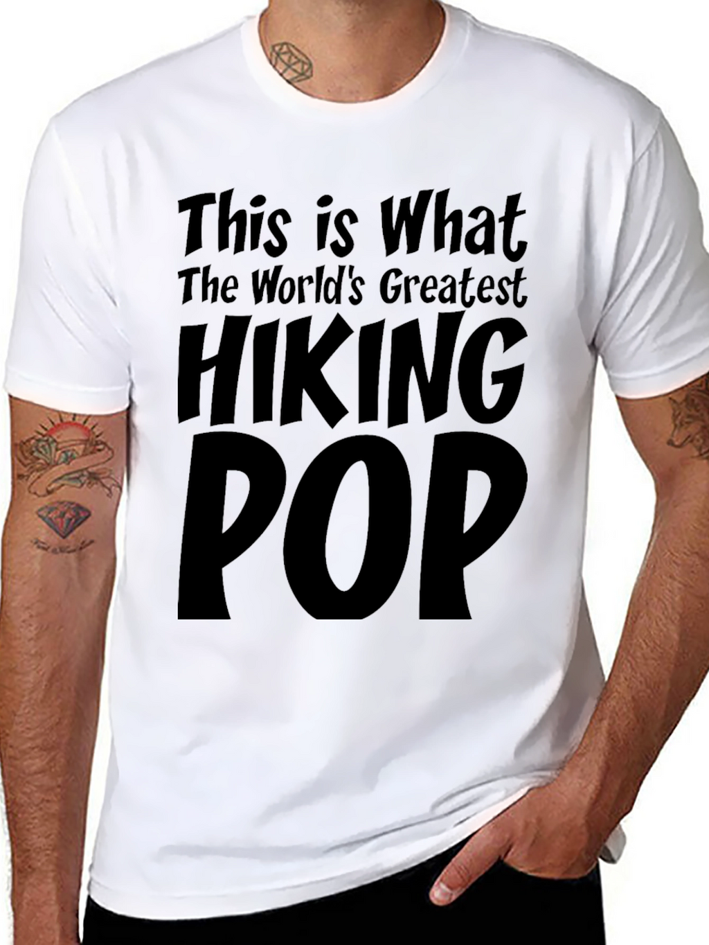 Hiking Pop Graphic Tee - Worlds Greatest Hiker