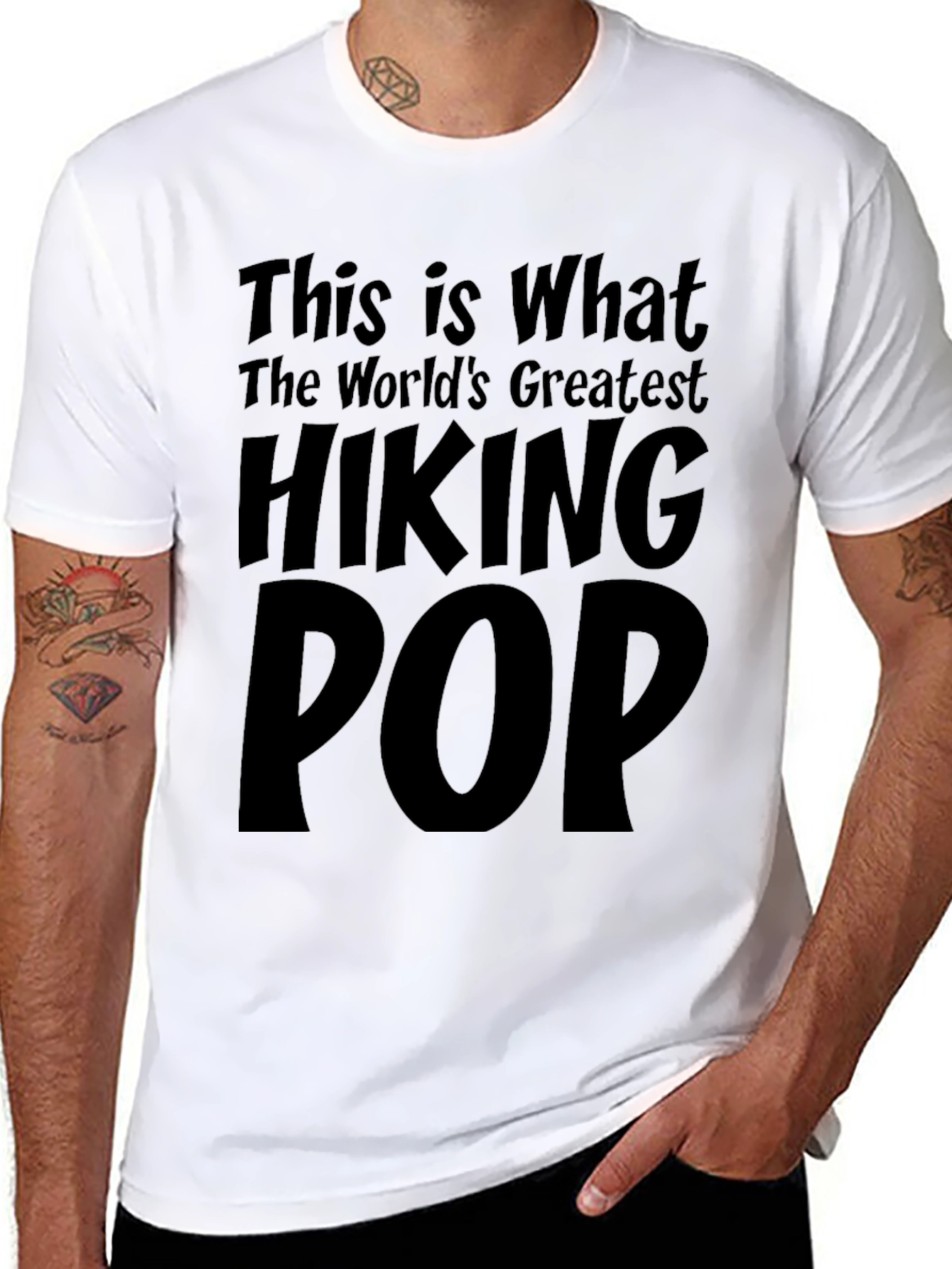 Hiking Pop Graphic Tee - Worlds Greatest Hiker