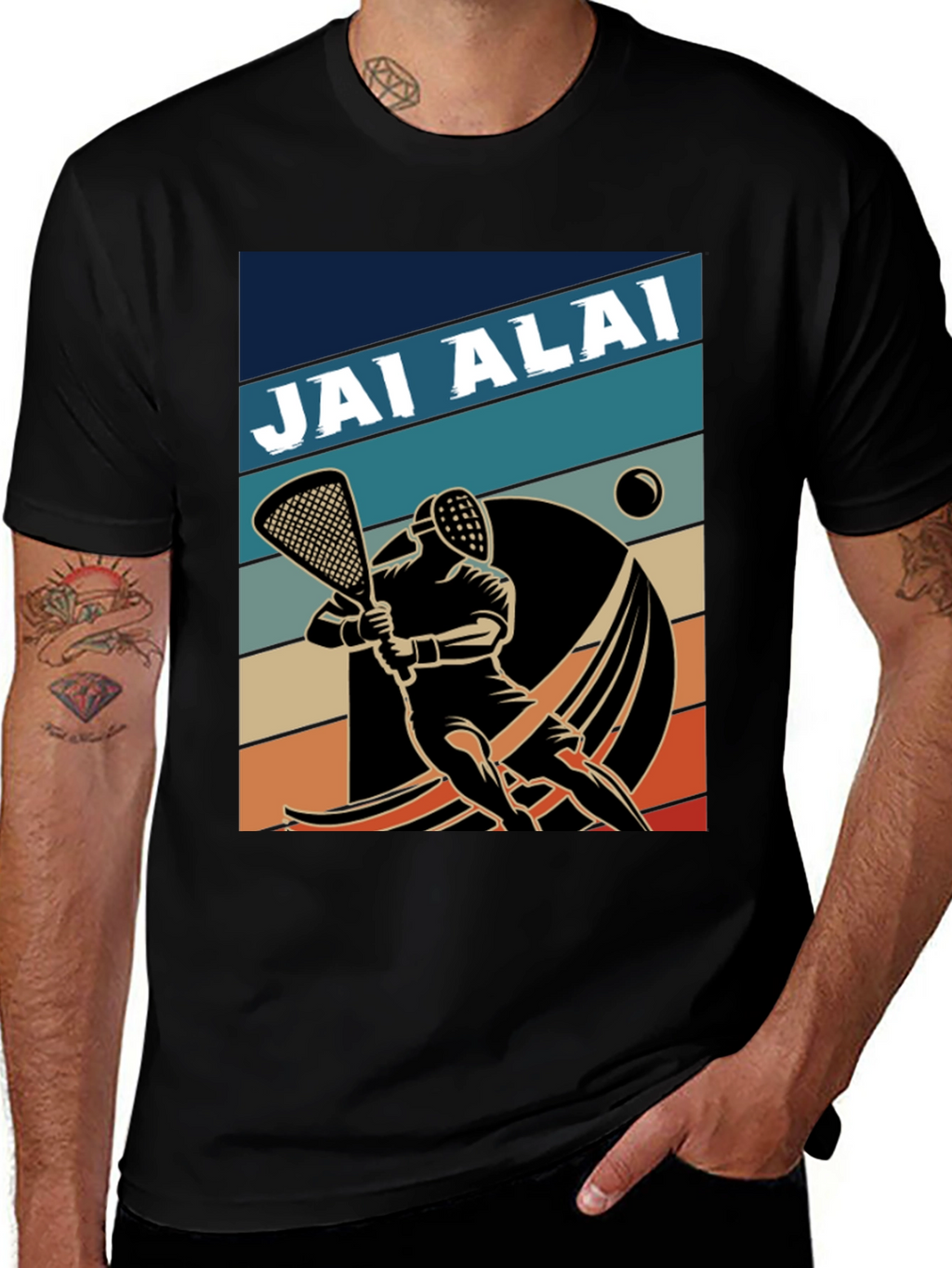 Jai Alai Retro T-Shirt - Basque Sportswear Tee