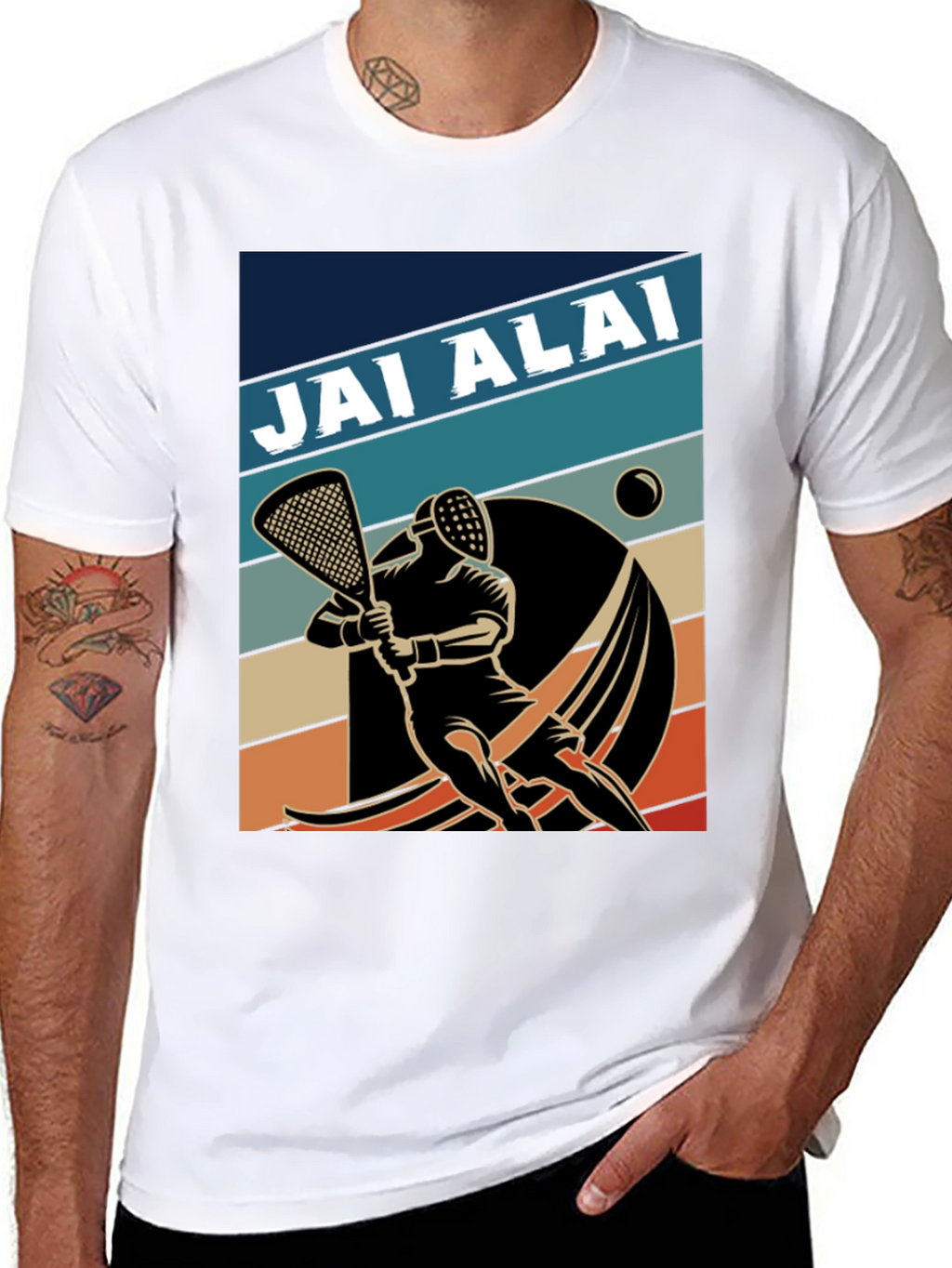Jai Alai Retro T-Shirt - Basque Sportswear Tee
