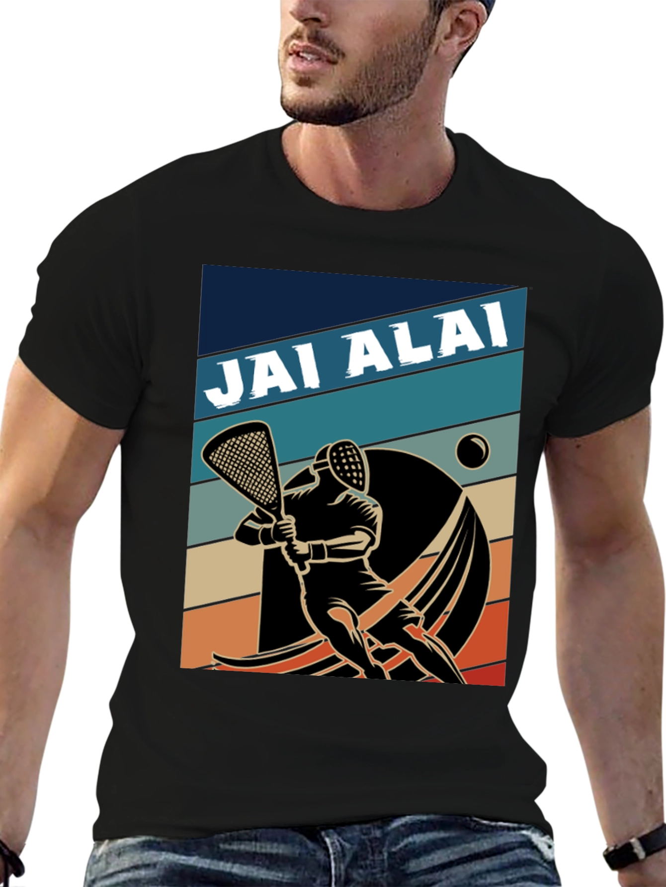 Jai Alai Retro T-Shirt - Basque Sportswear Tee