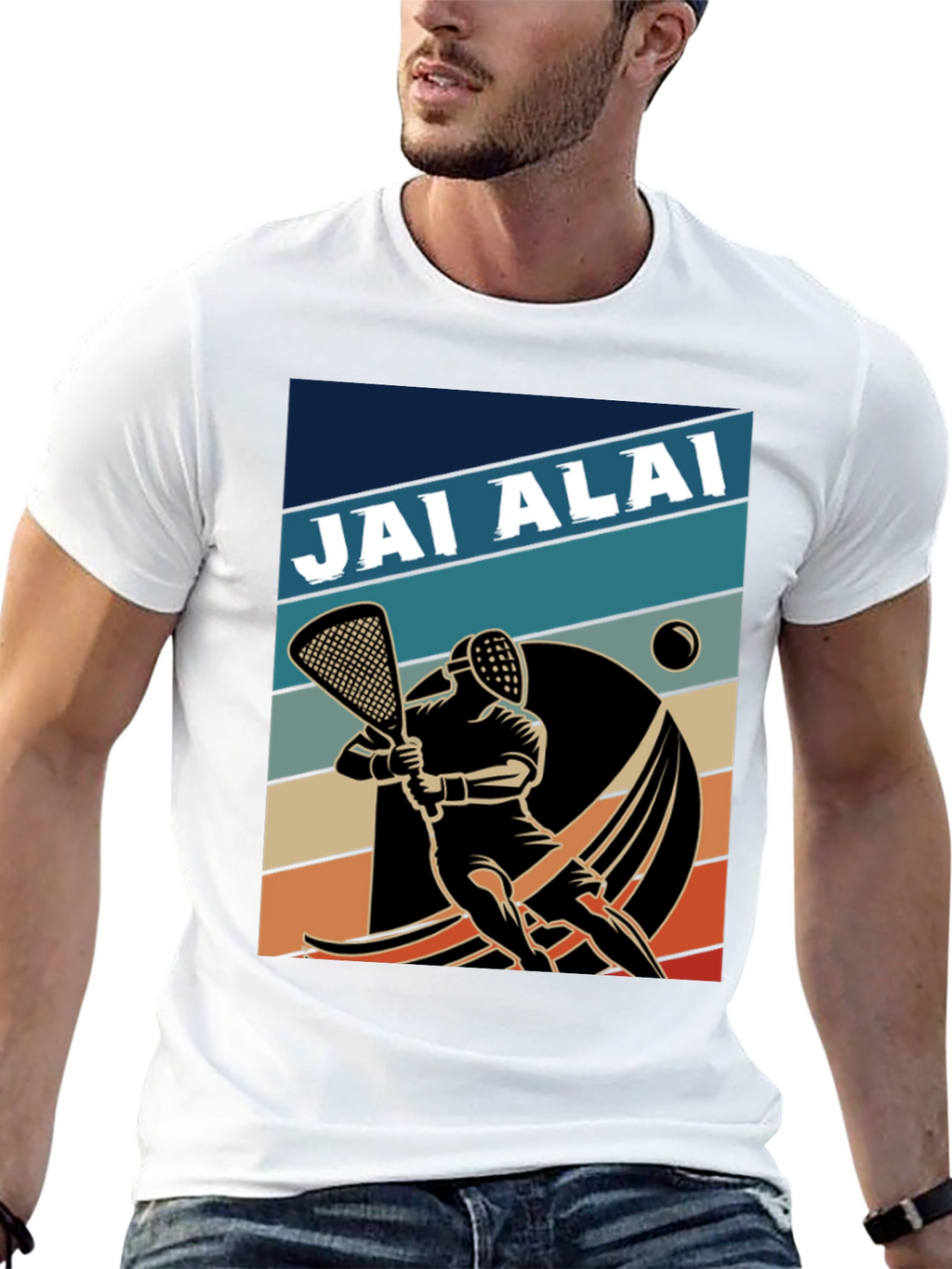 Jai Alai Retro T-Shirt - Basque Sportswear Tee