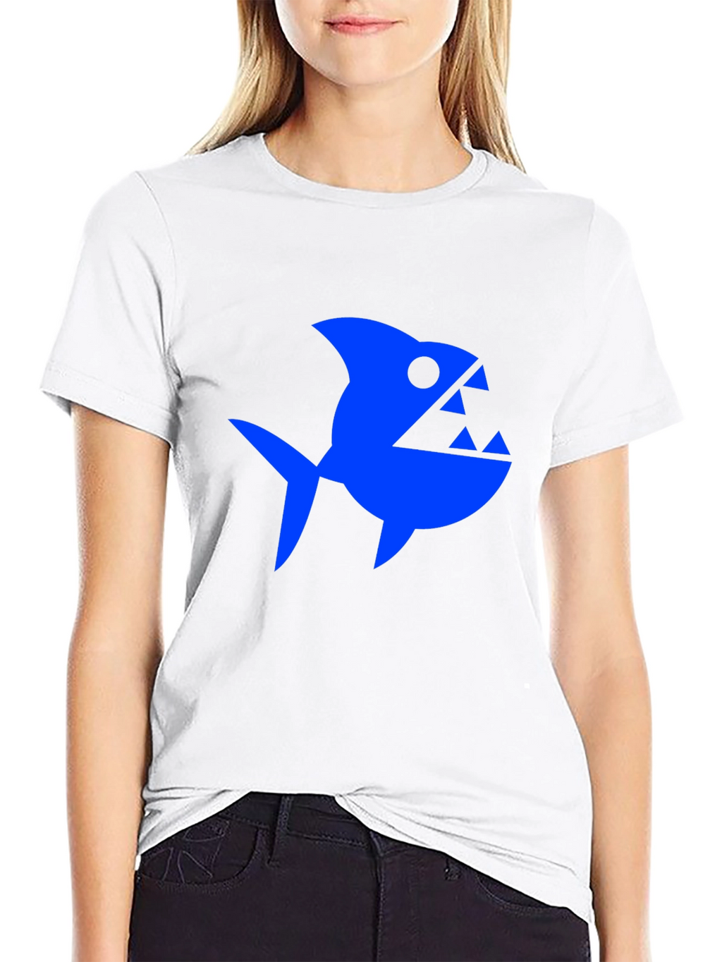 Shark Graphic Black T-Shirt - Unique Design