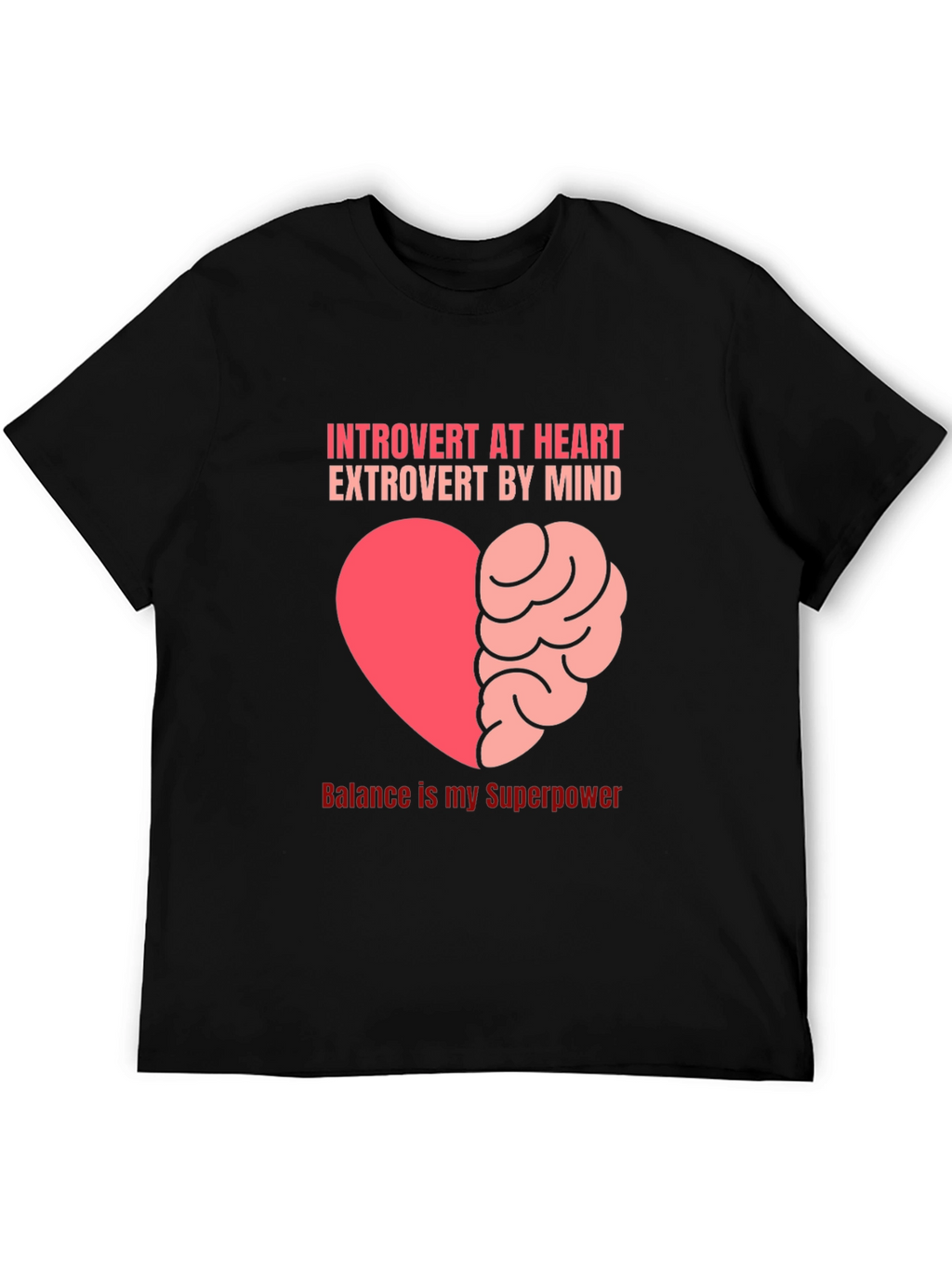 Introvert Heart Extrovert Mind T-Shirt