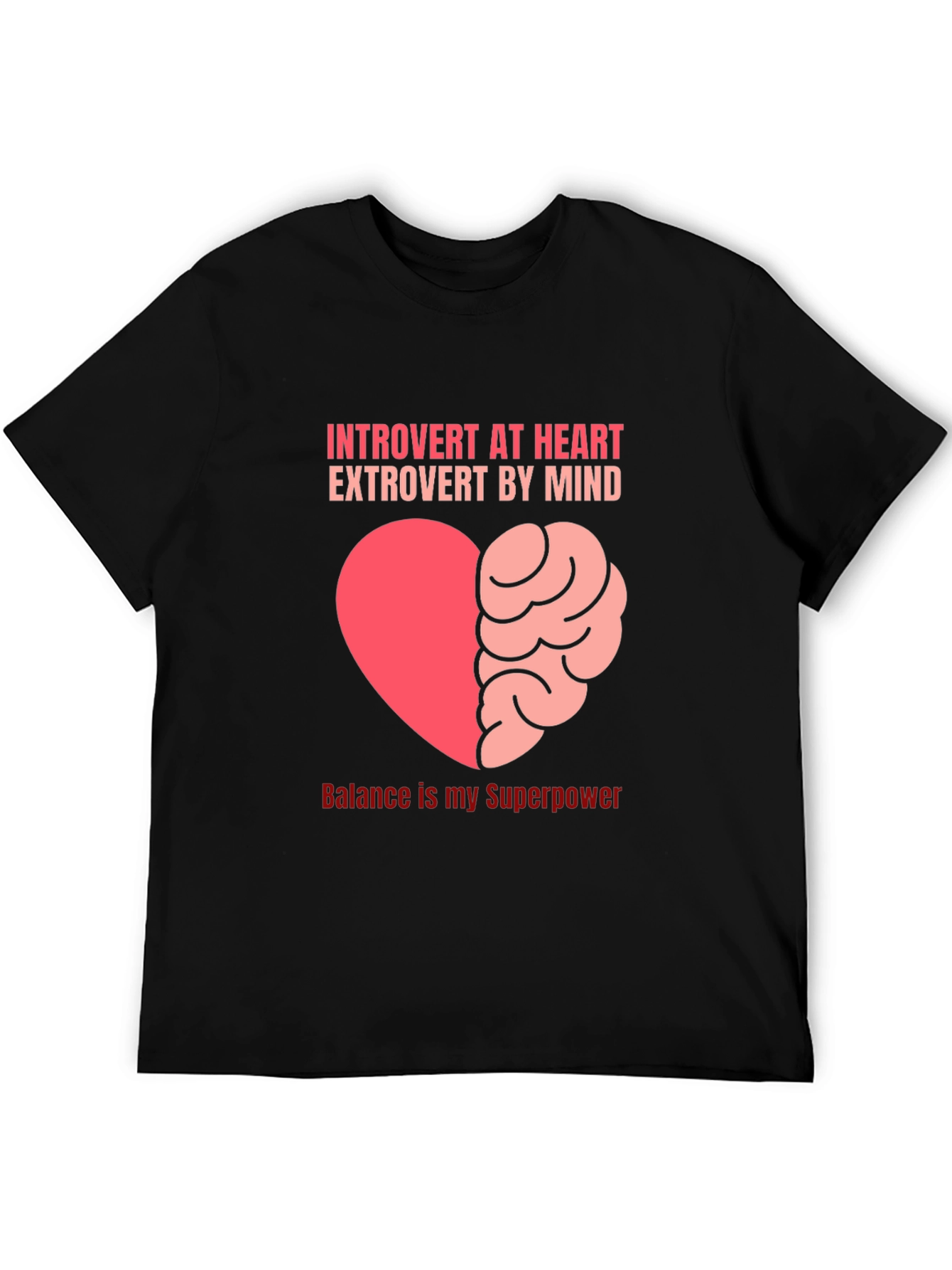 Introvert Heart Extrovert Mind T-Shirt