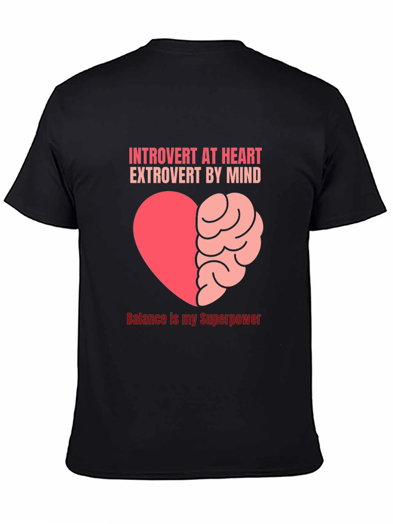 Introvert Heart Extrovert Mind T-Shirt