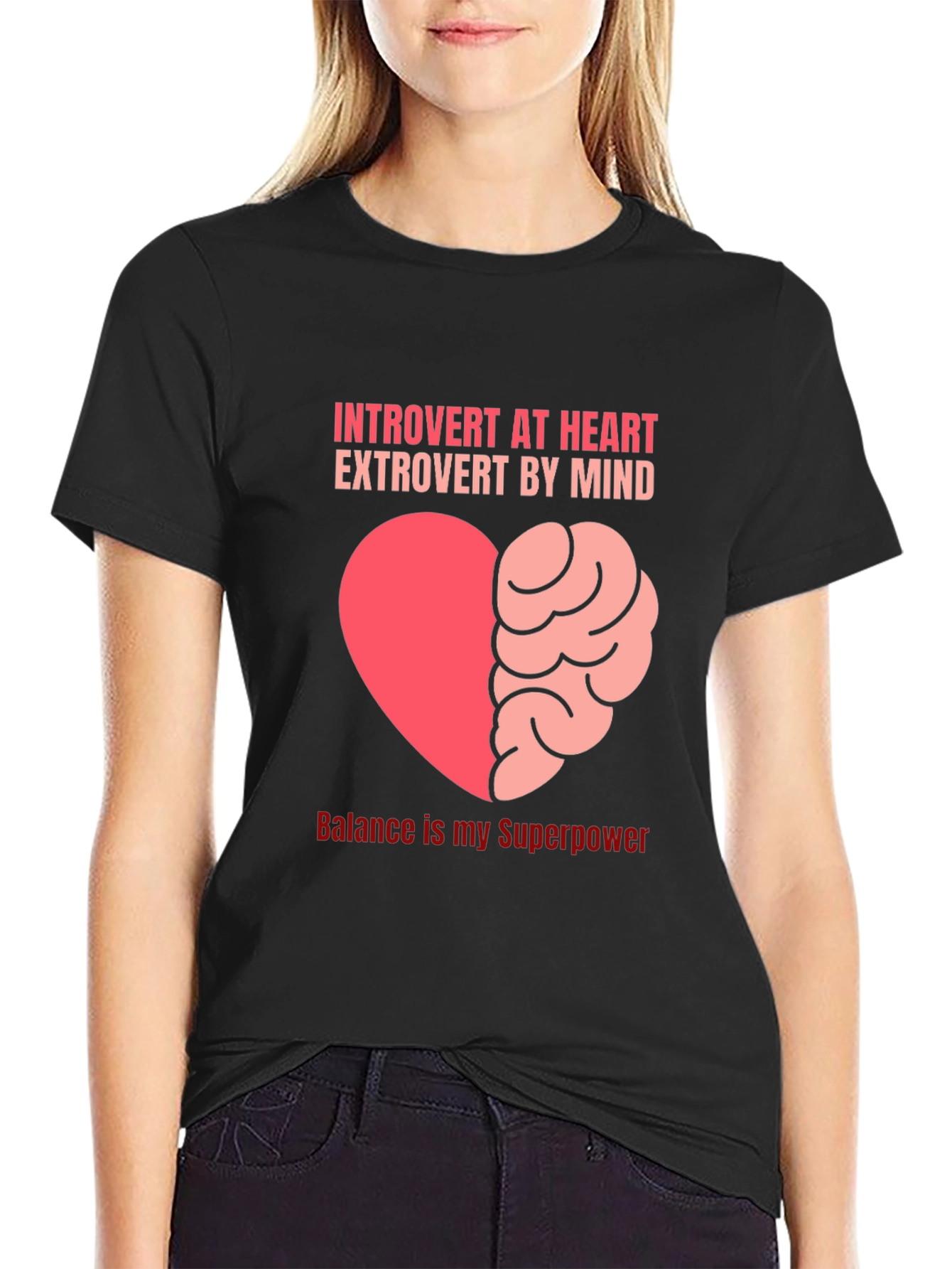 Introvert Heart Extrovert Mind T-Shirt