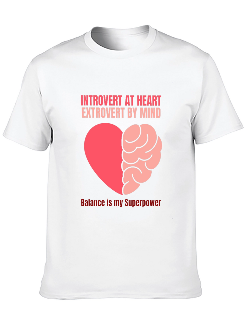 Introvert Heart Extrovert Mind T-Shirt