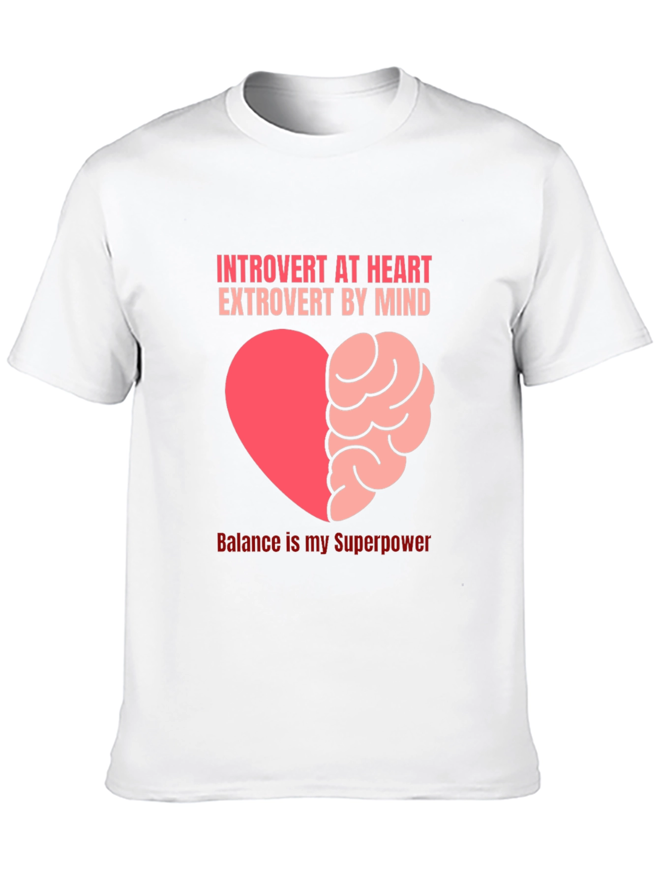 Introvert Heart Extrovert Mind T-Shirt