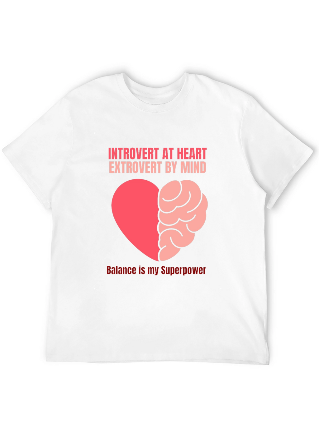 Introvert Heart Extrovert Mind T-Shirt