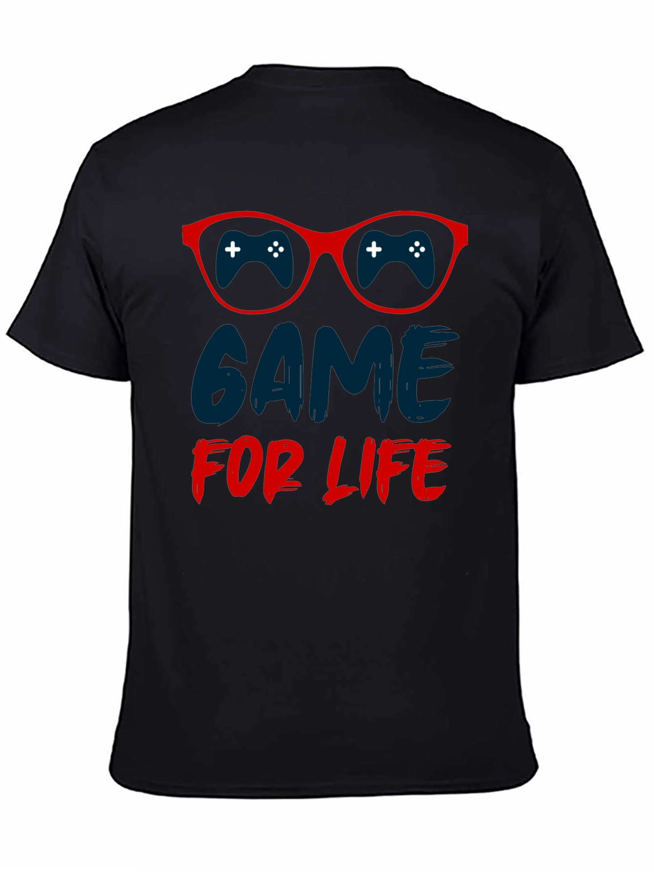 Game For Life T-Shirt Gamer Glasses Design