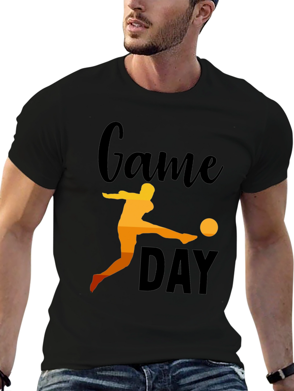 Game Day Soccer T-Shirt for Sports Fans