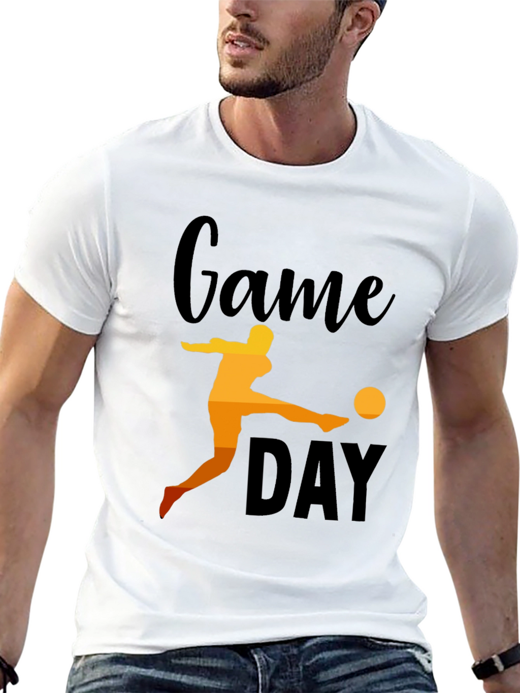 Game Day Soccer T-Shirt for Sports Fans